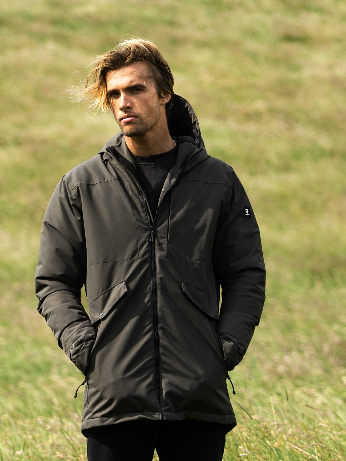 Nelson Herren Parka Jacke | Grün