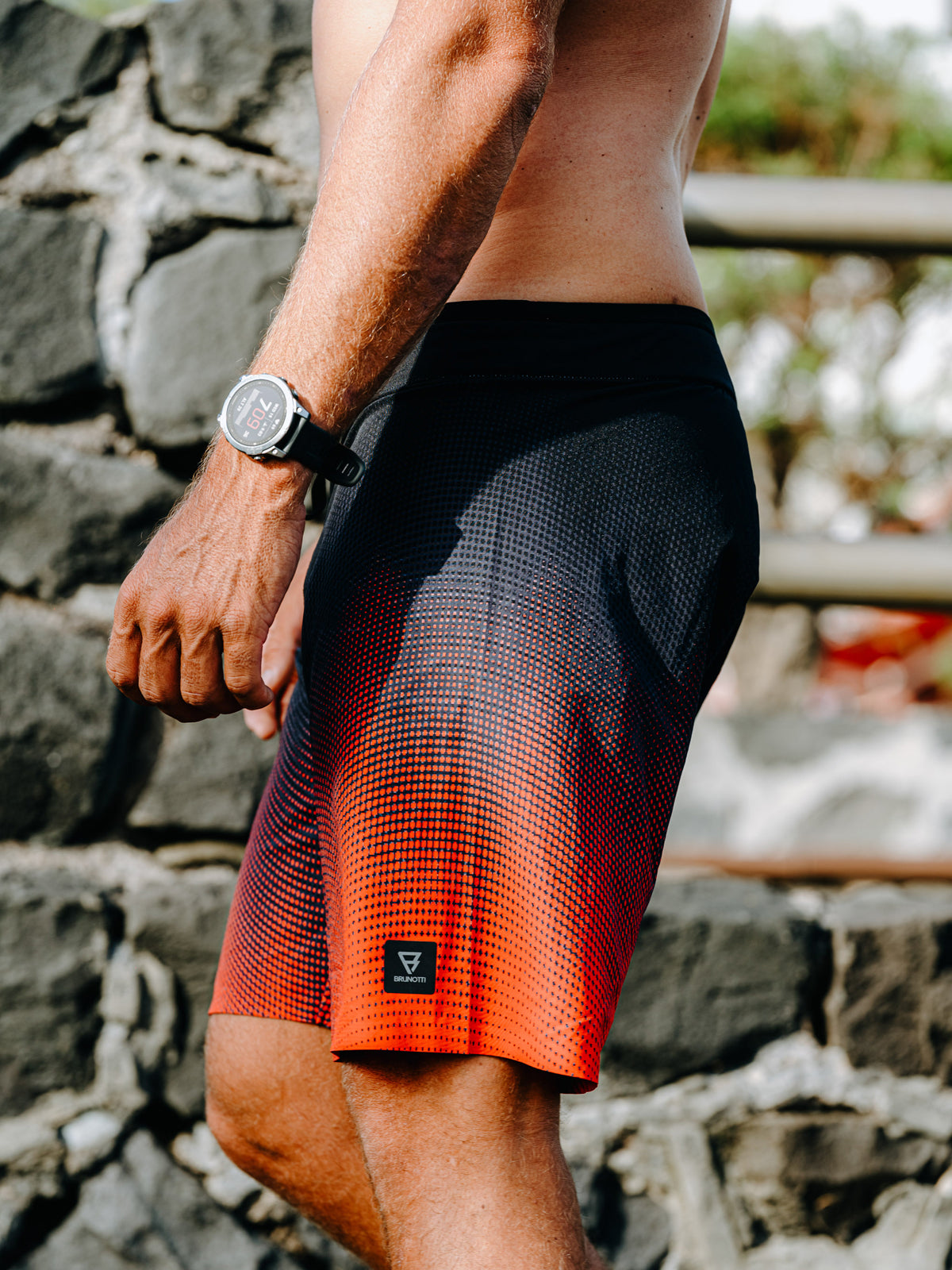 Paitor-AO Heren Boardshort | Oranje