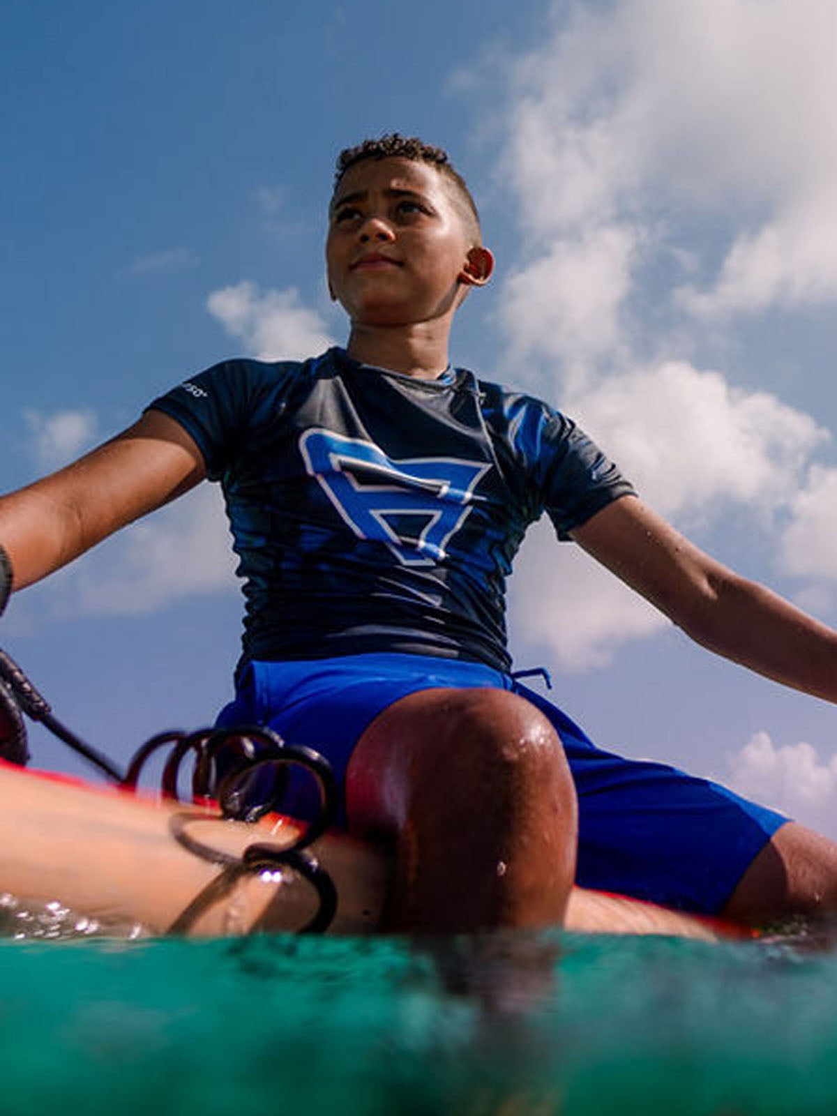 Waveguardy-AO Jungen Rashguard | Blau