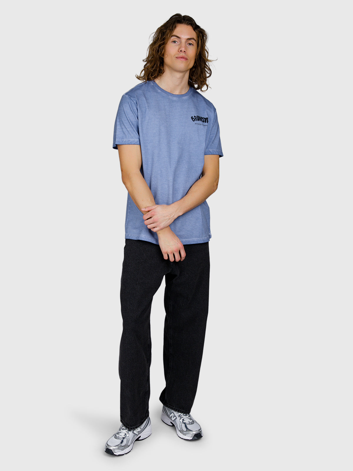 Johnian Men T-shirt | GrayBlue