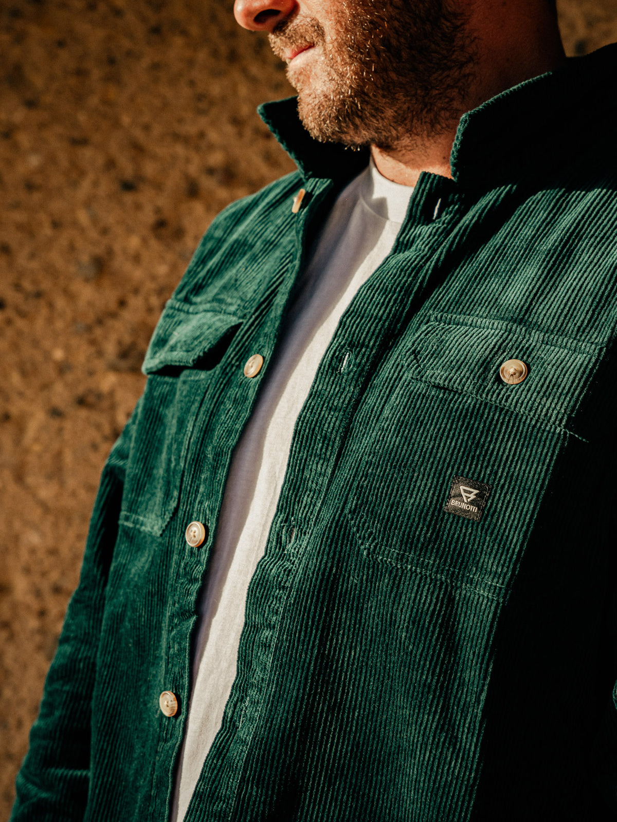 Mitra-R 男士衬衫 | 绿色