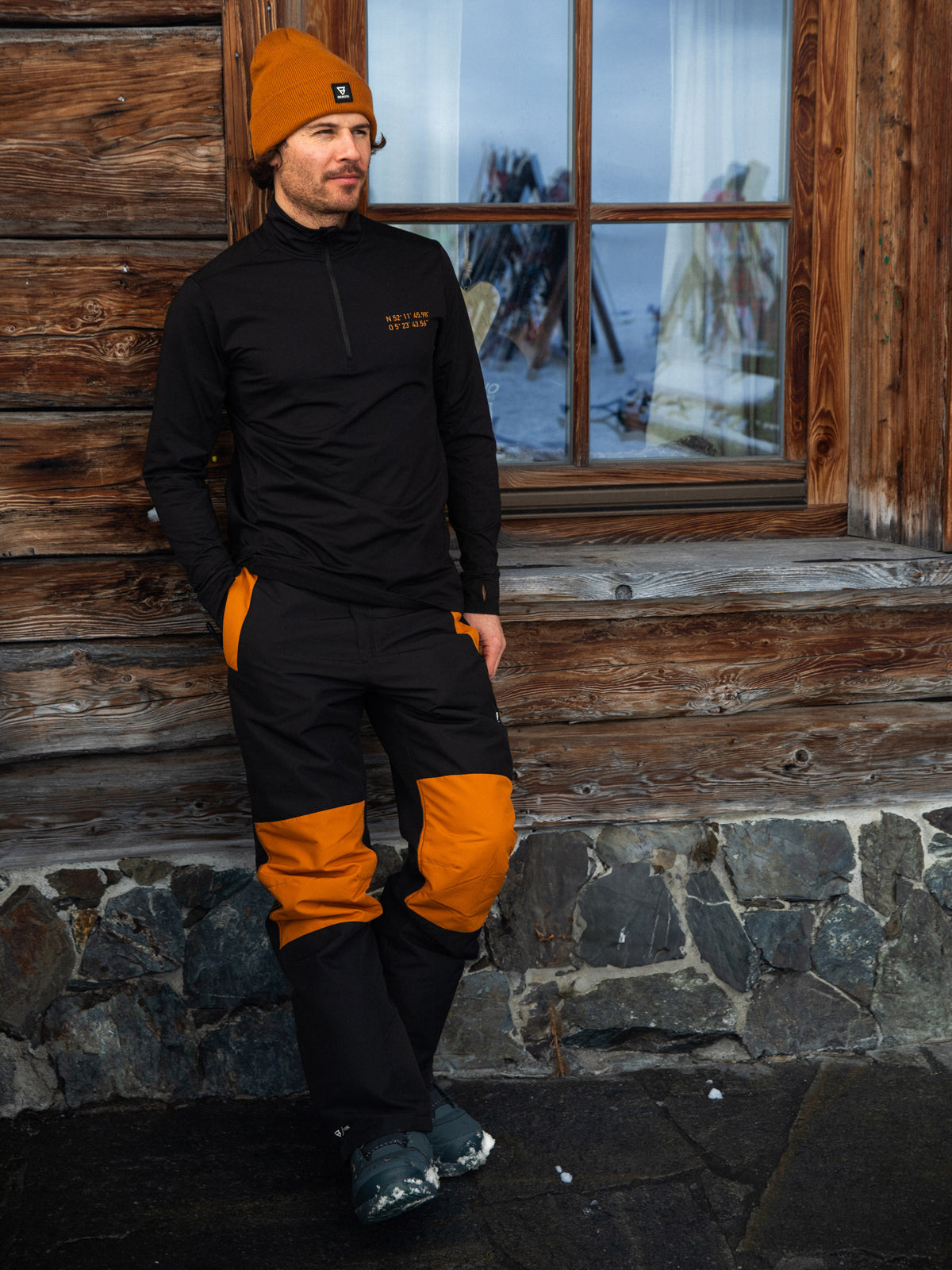 Andros Men Snow Pants | Black