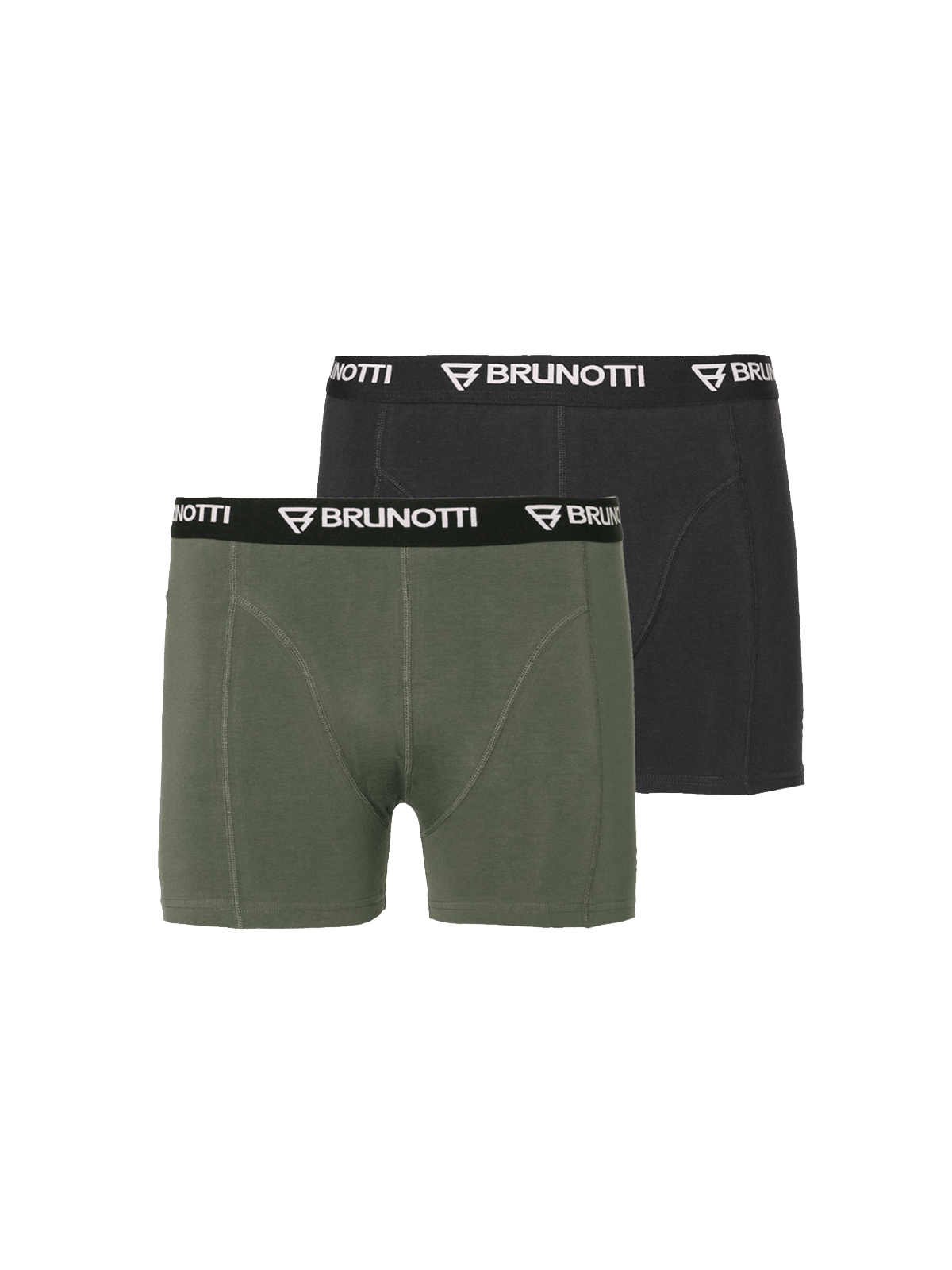 Sido 2-pack Men Boxer Briefs | Green + Black - Brunotti