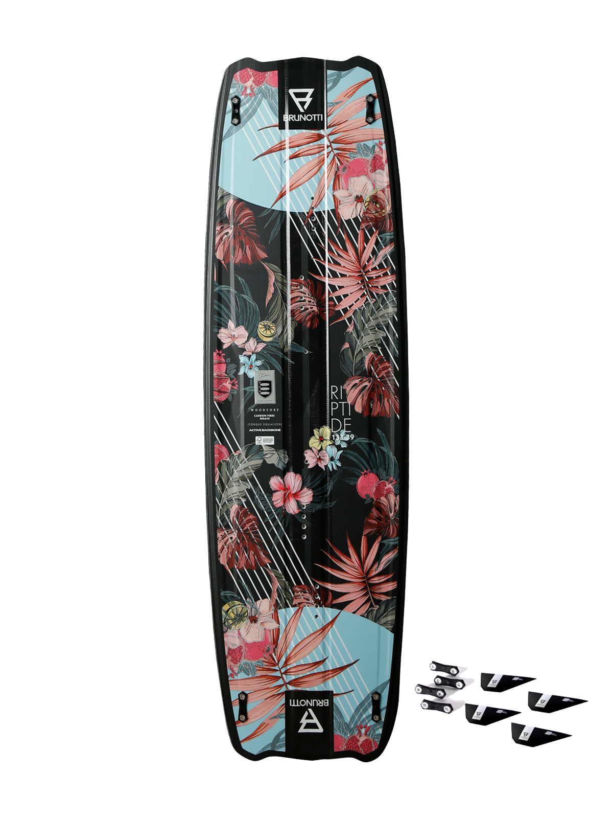 Riptide-Blossom+G10Fins Uni Kiteboard