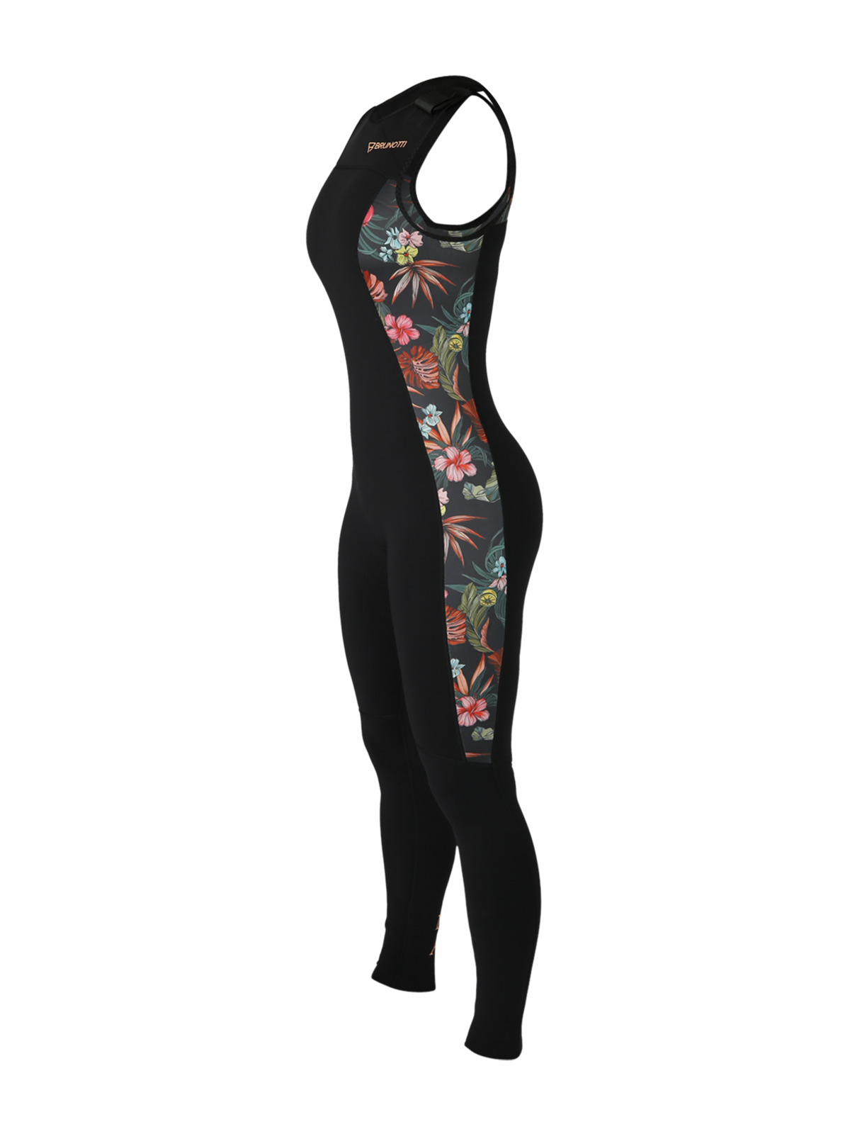 Long Jane 2mm Dames Wetsuit | Zwart + Rood