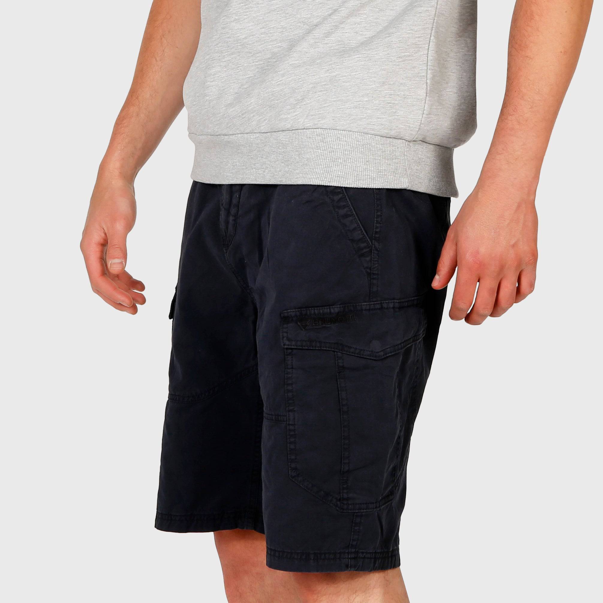 Caldo-N Heren Walkshort met Riem | Blauw - Brunotti