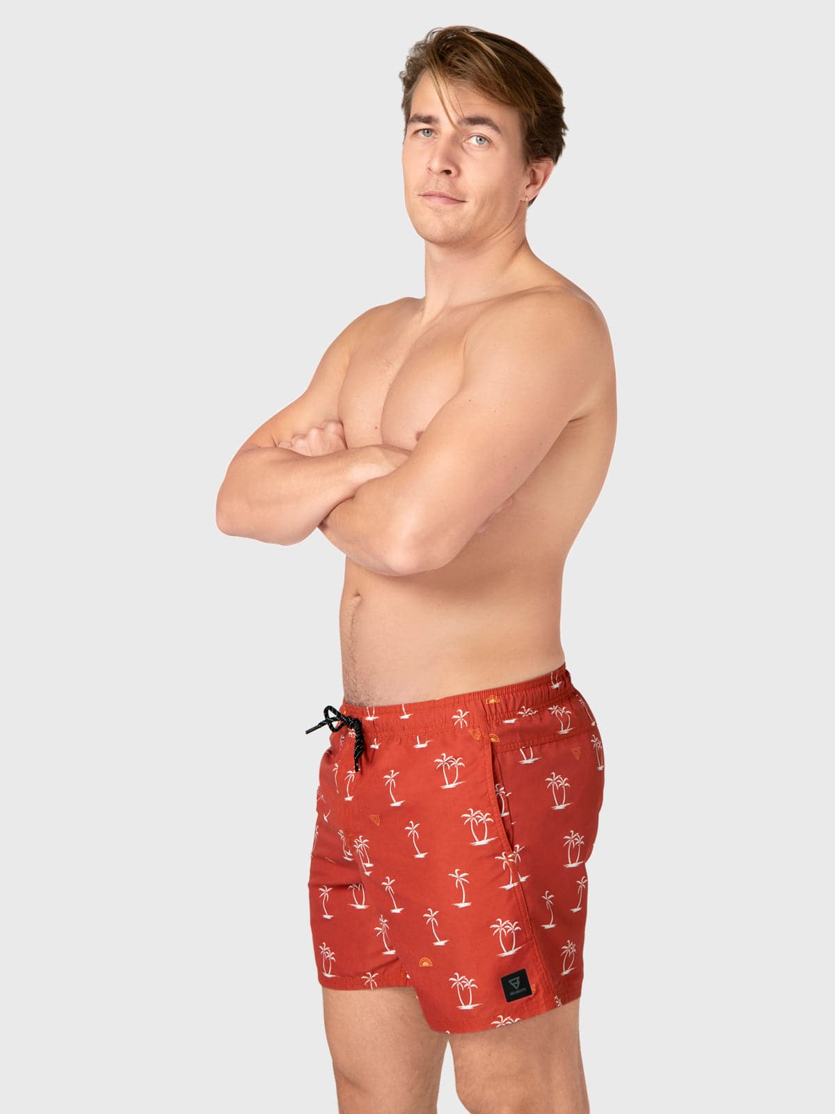 CrunECO-Mini-N Men Swim Shorts | Red Brown - Brunotti