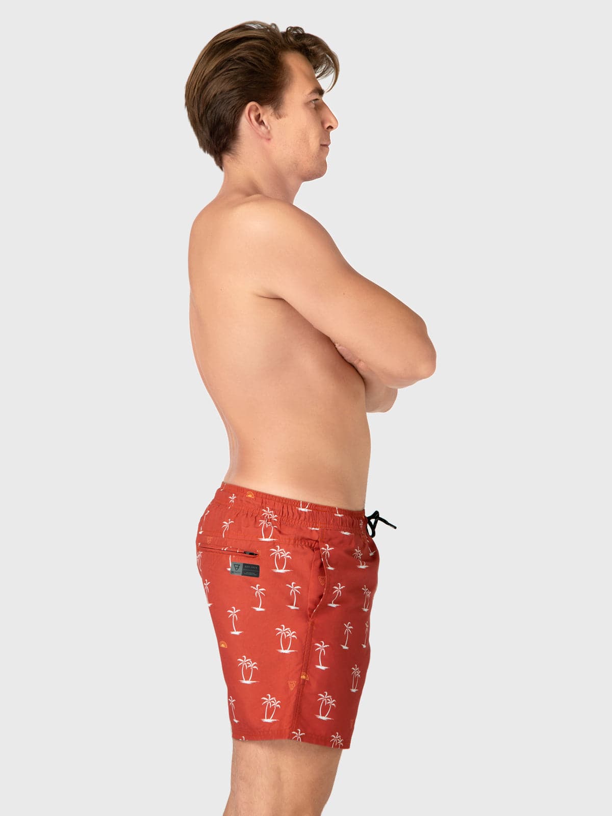 CrunECO-Mini-N Men Swim Shorts | Red Brown - Brunotti