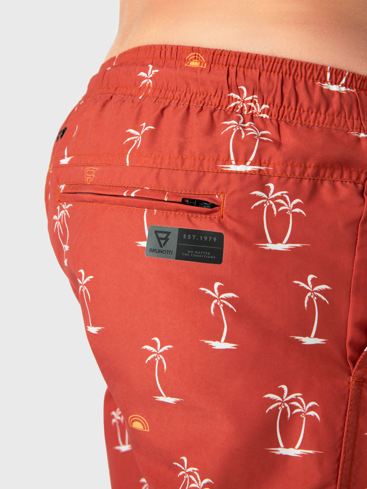 CrunECO-Mini-N Men Swim Shorts | Red Brown - Brunotti