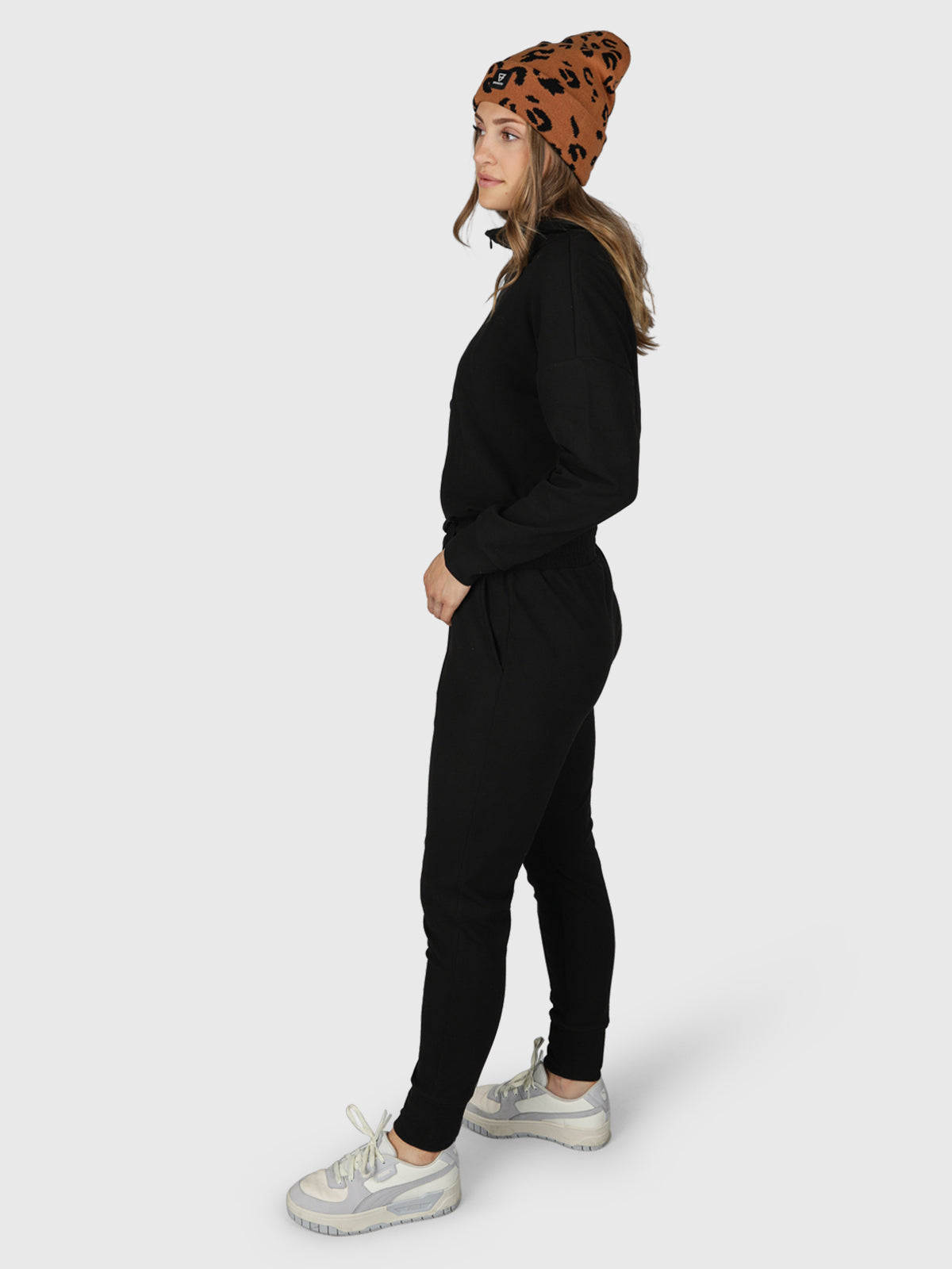 Rafaella Women Sweat Pant | Black