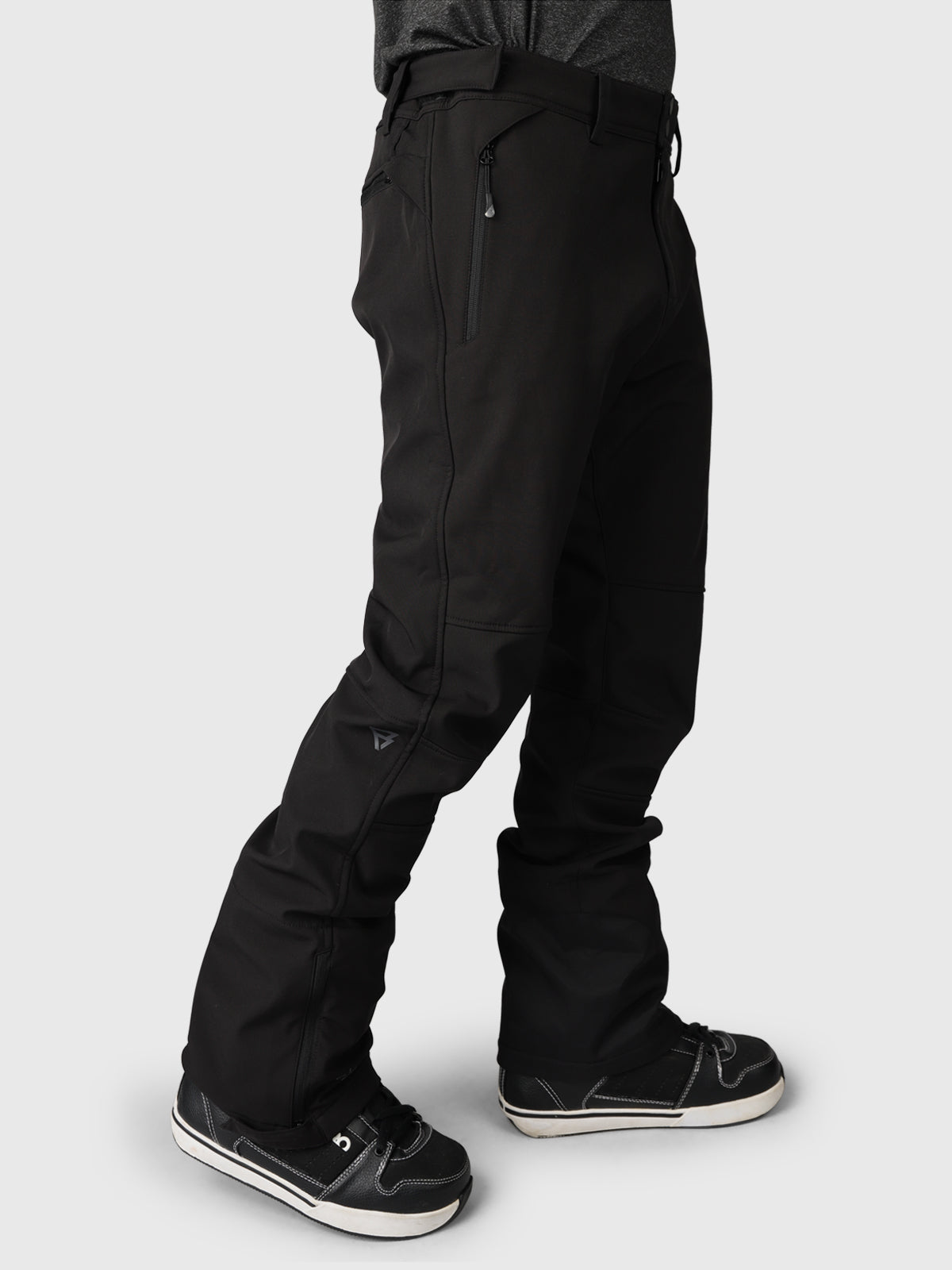 Huygens-N Heren Softshell Skibroek | Zwart