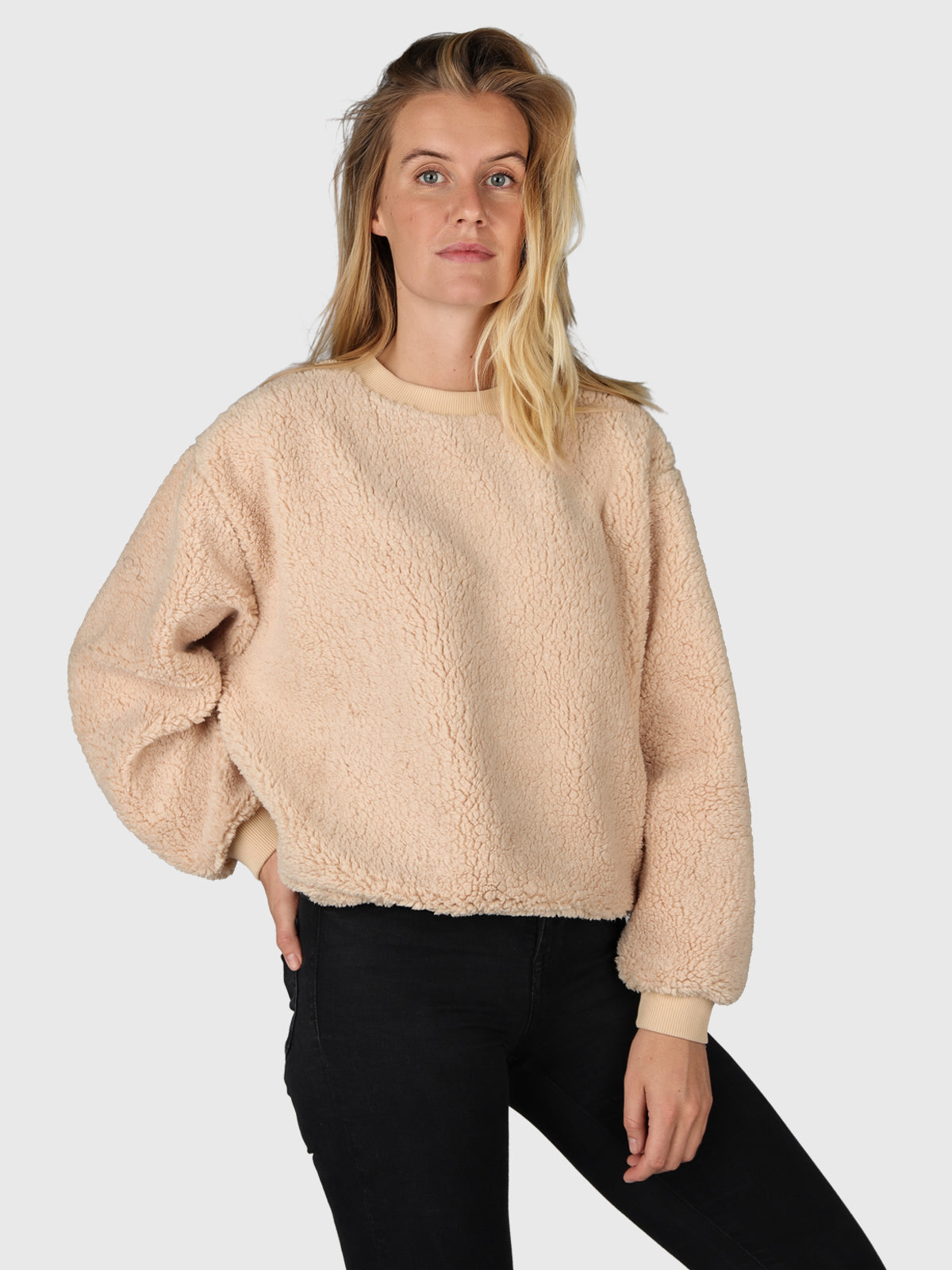 Jiminy Dames Teddy Sweater | Wit