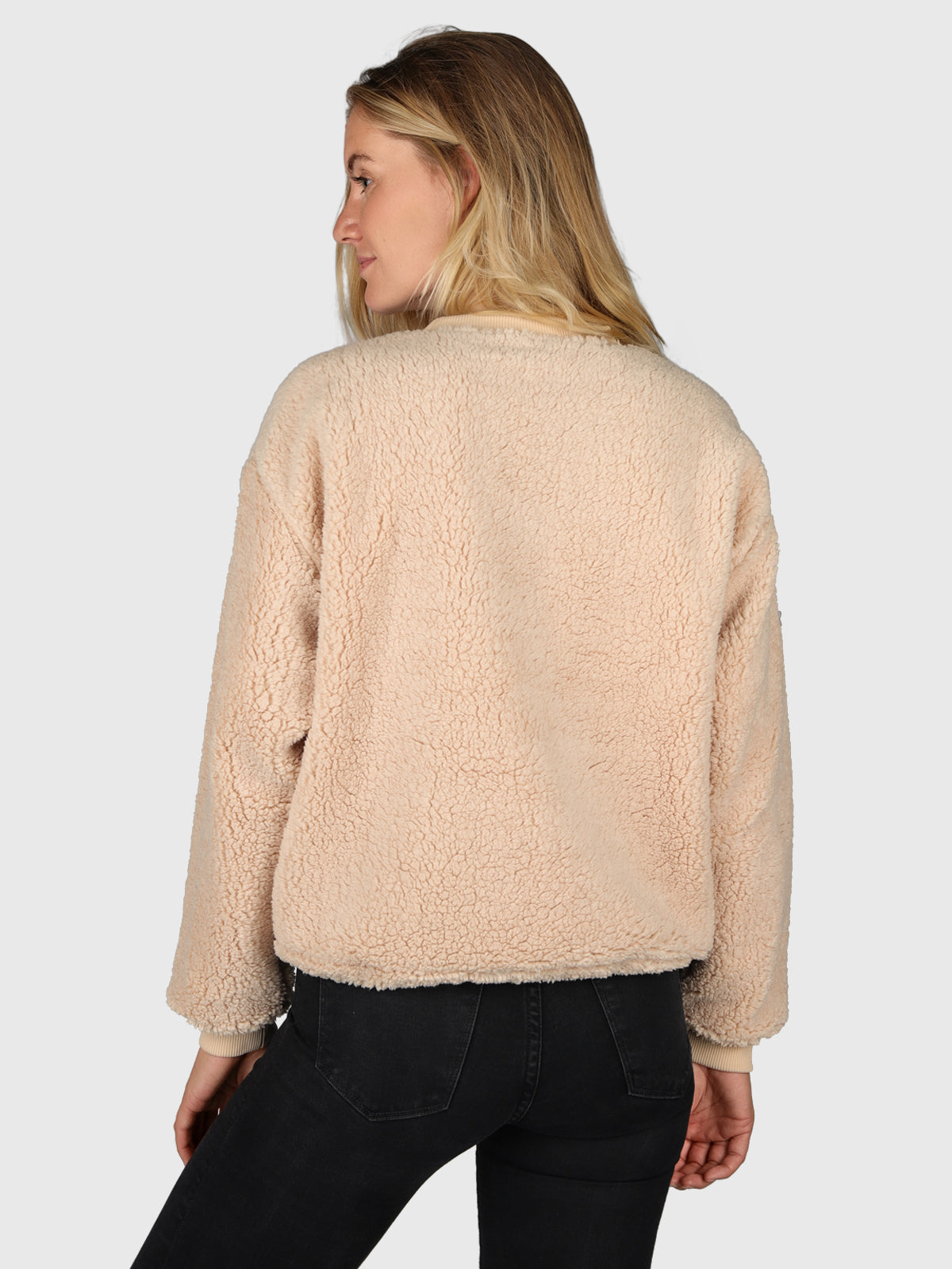 Jiminy Damen Teddy Sweatshirt | Weiß