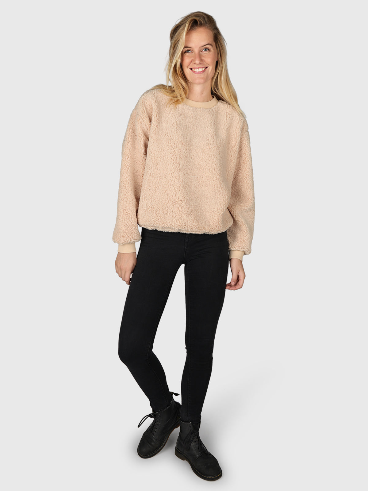 Jiminy Dames Teddy Sweater | Wit