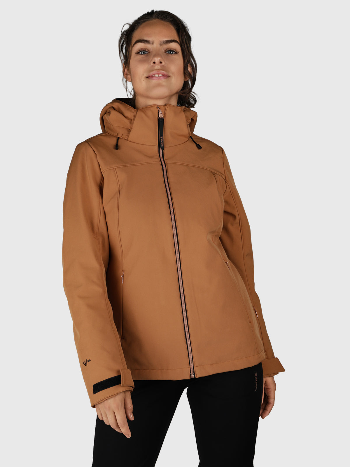 Aries-N Dames Softshell Jas | Bruin