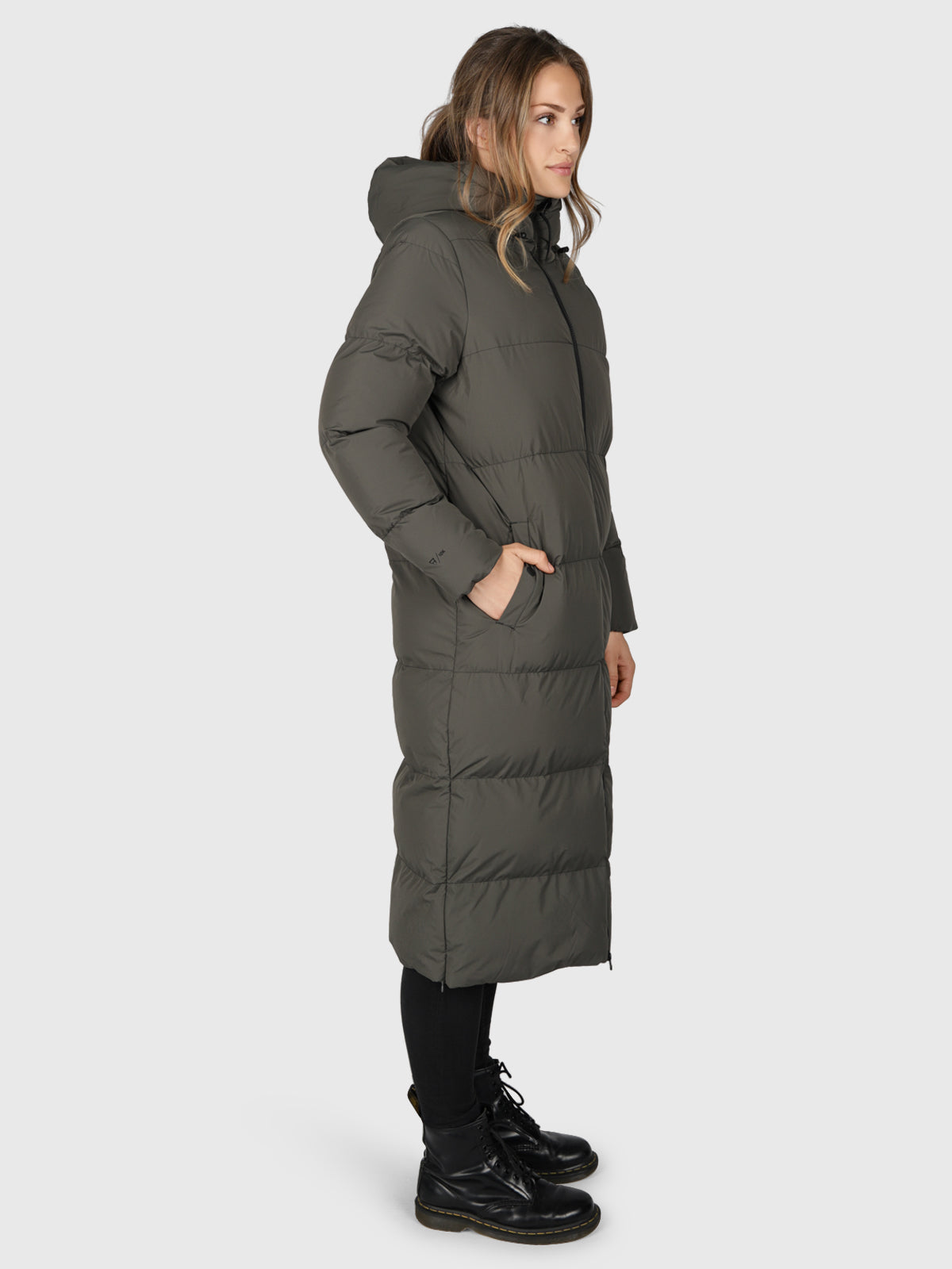 Bigsur Dames Lange Puffer Jas | Groen