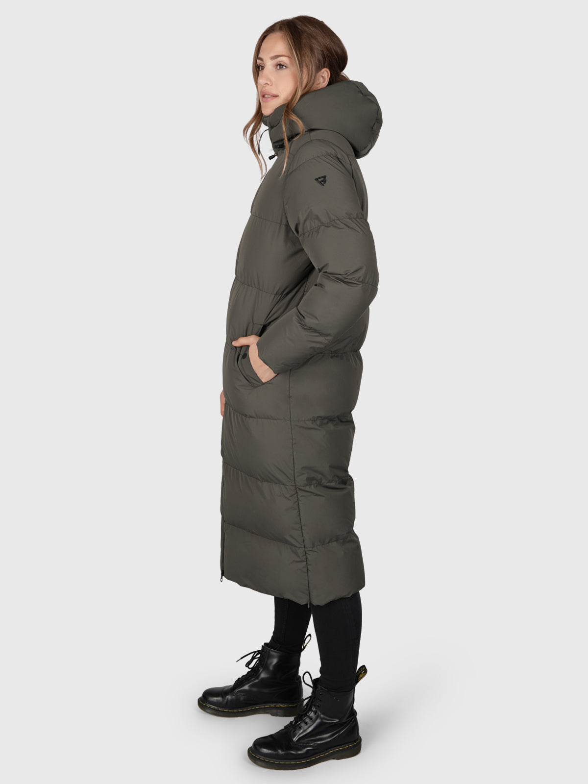 Bigsur Dames Lange Puffer Jas | Groen