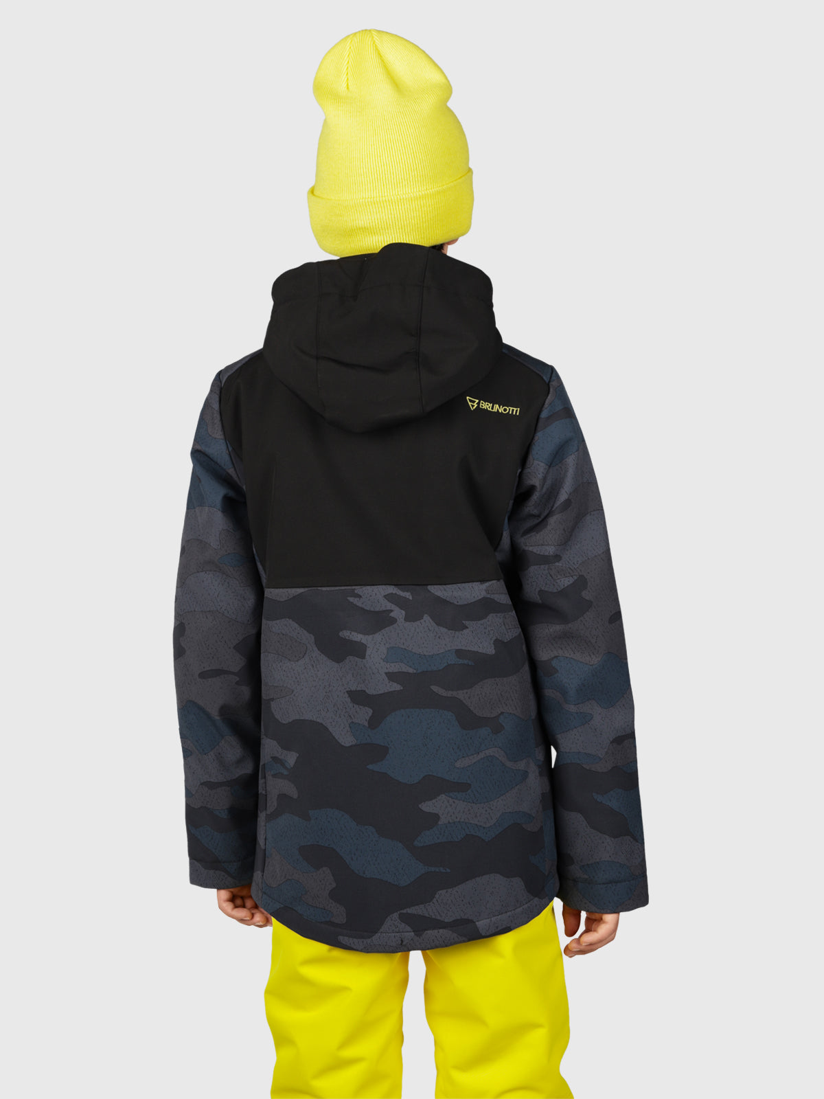 Twinstroky-AO Boys Softshell Snow Jacket | Camouflage Grey