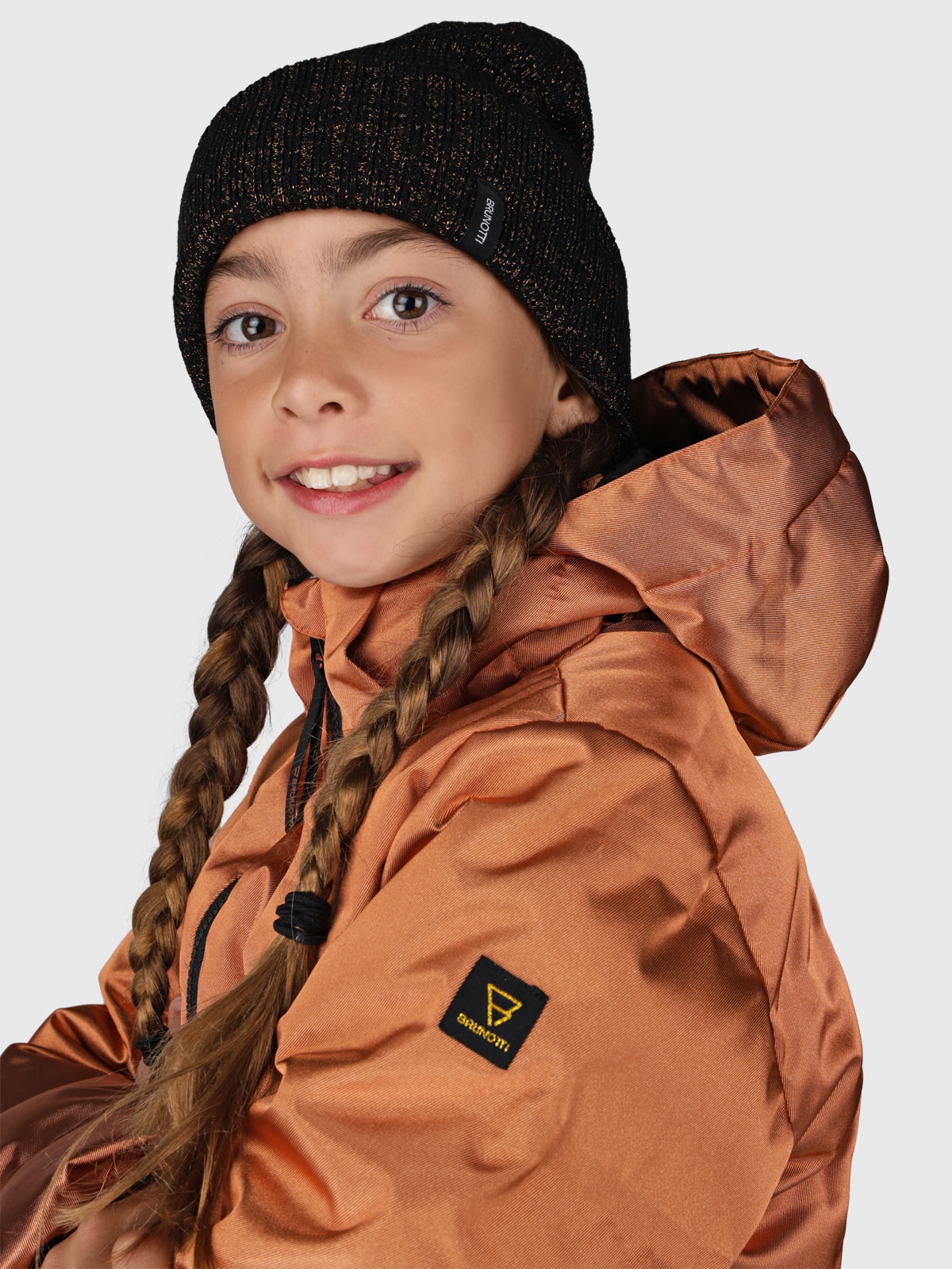 Alta-Copper Girls Puffer Snow Jacket | Brown