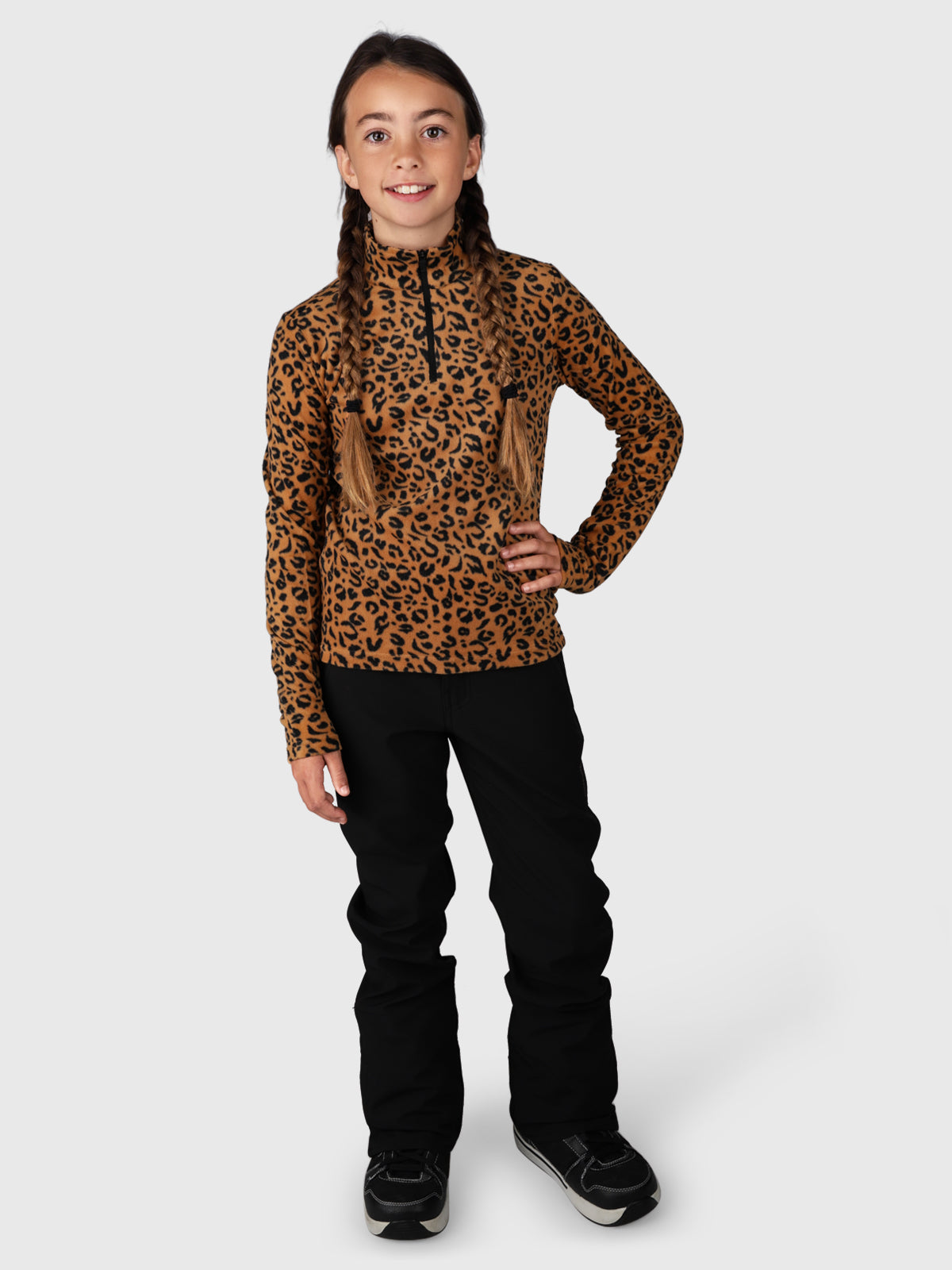 Mismy-AO Mädchen Fleece | Braun