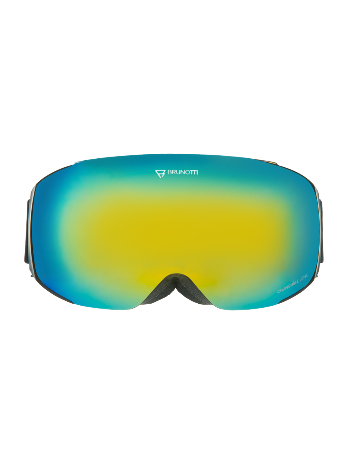 Timber Skibrille mit auswechselbaren Scheiben | Schwarz