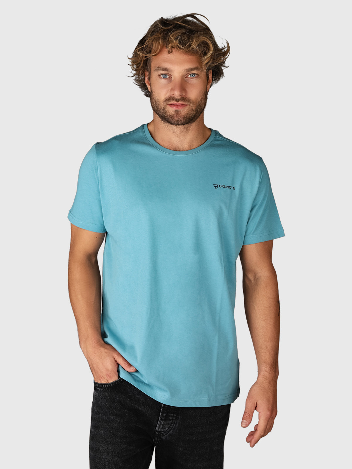Milon-Back-R Heren T-shirt | Blauw