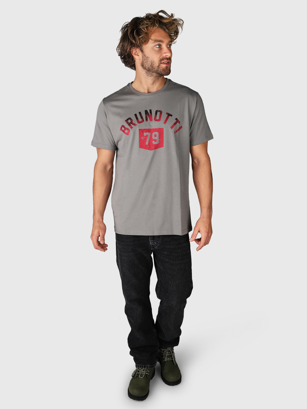 Milon-Logo-R Men T-shirt | Grey