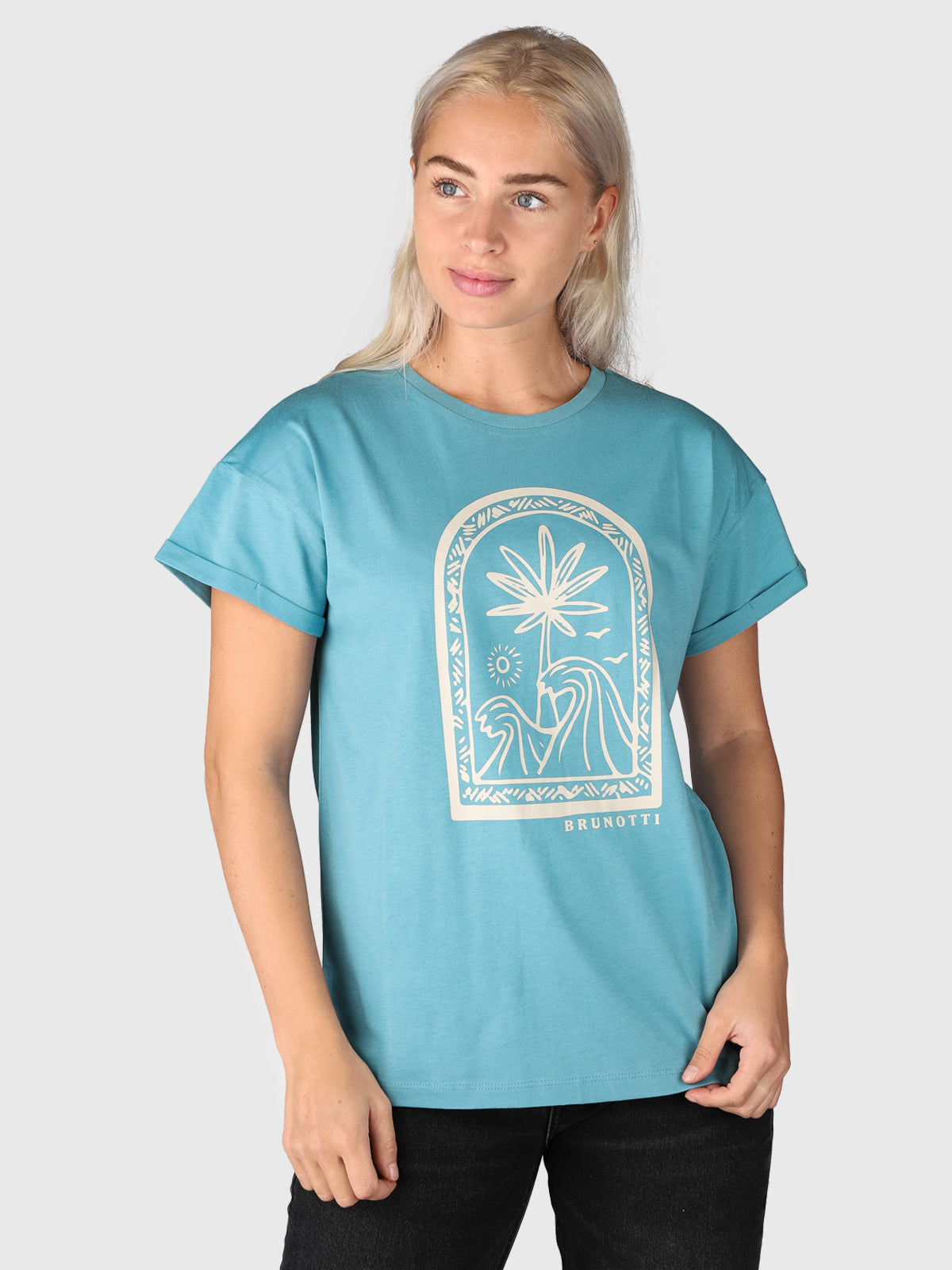 Samaya-R Damen T-shirt | Blau