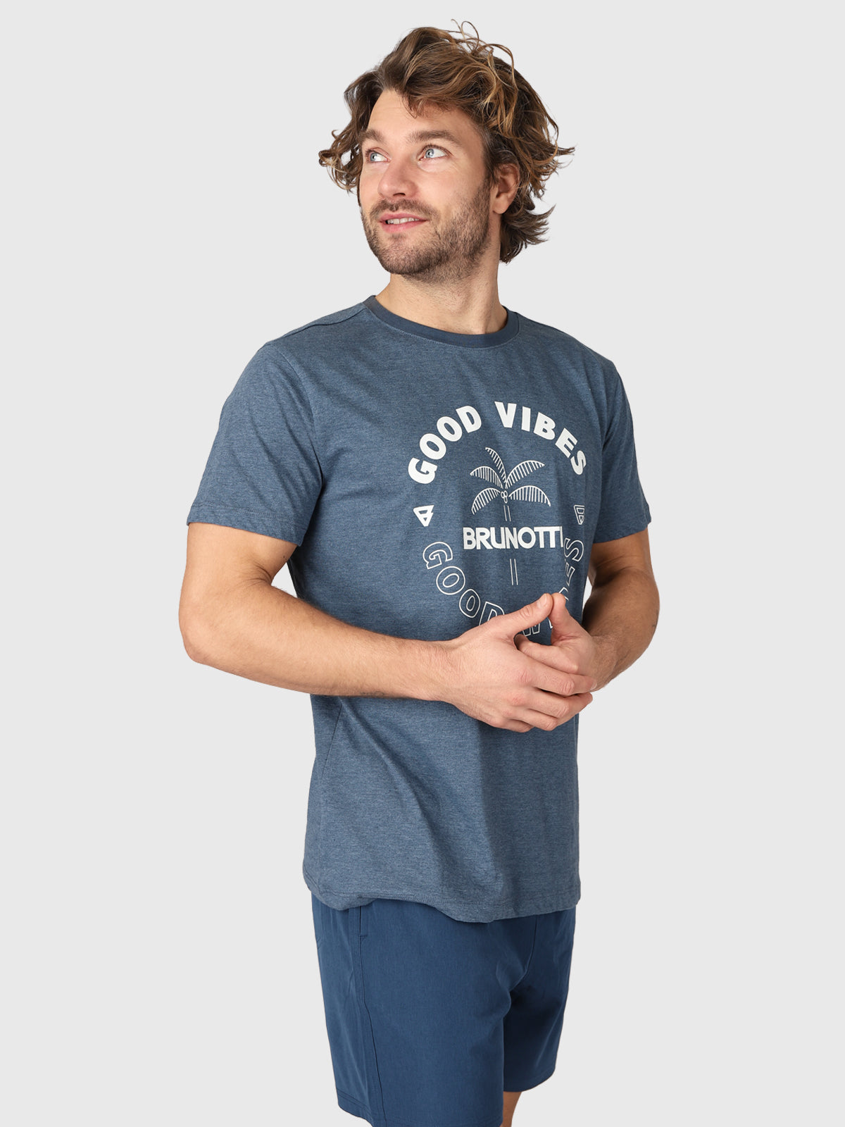 Funvibes Heren T-shirt | Blauw