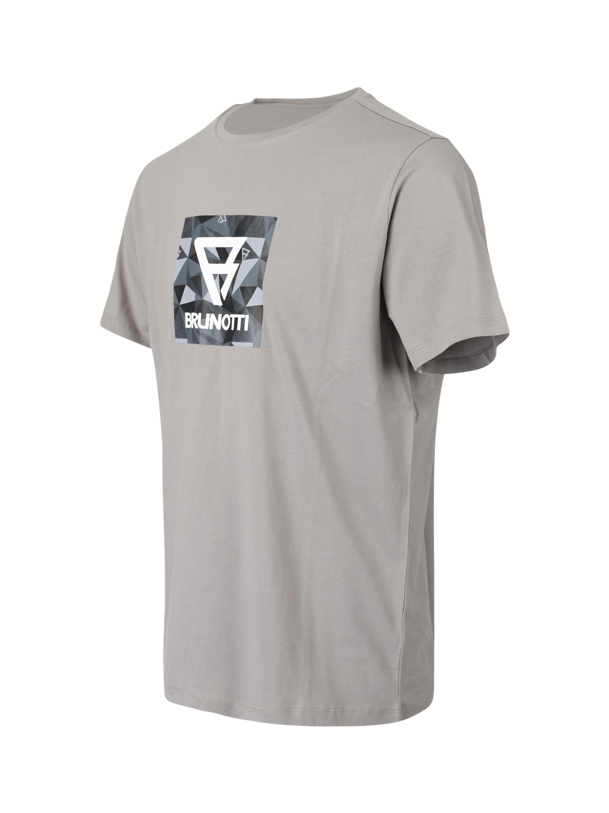 Jahn-Logosquare Men T-Shirt | Grey