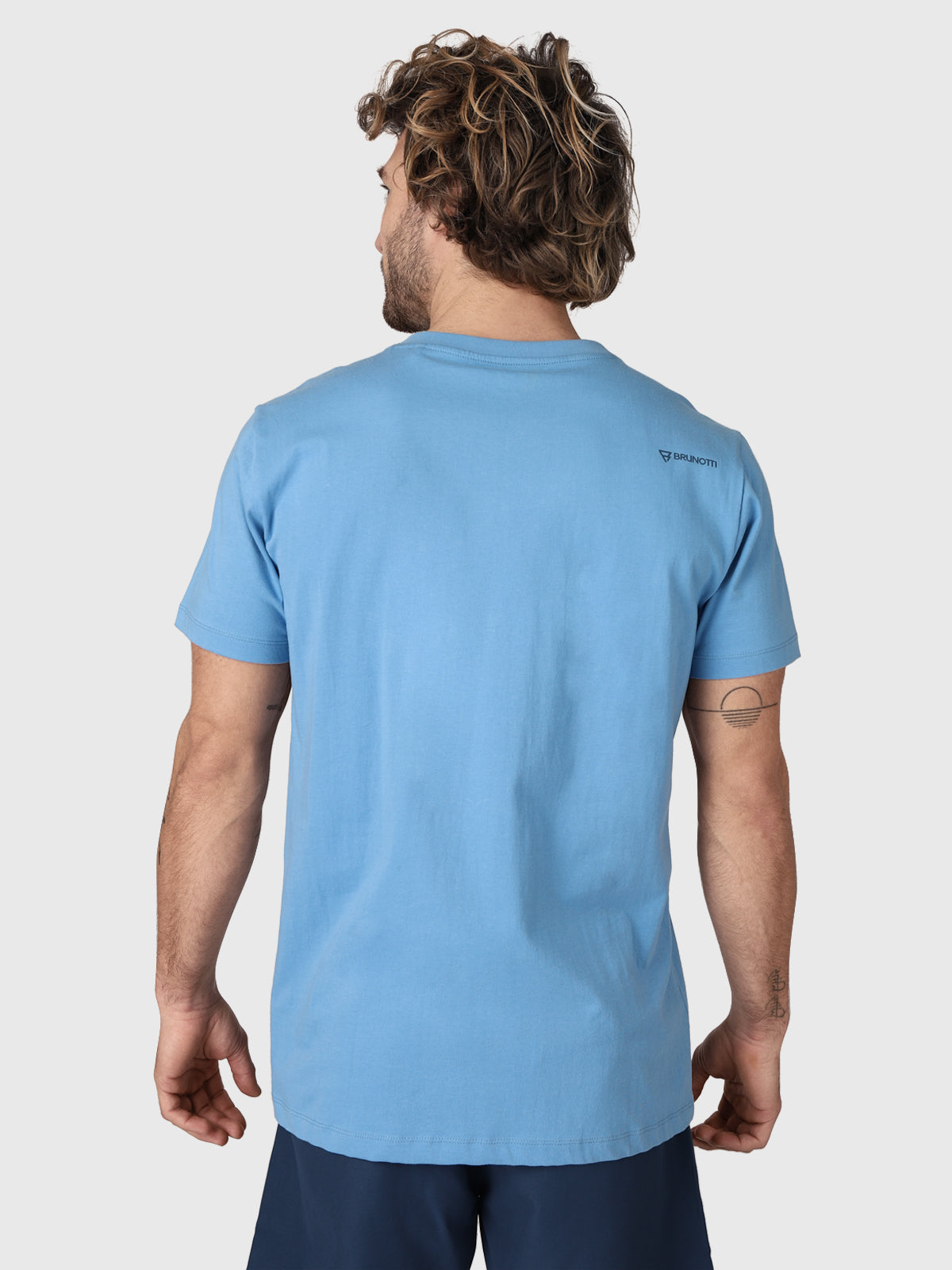 Jahn-Logotypo Heren T-shirt | Blauw
