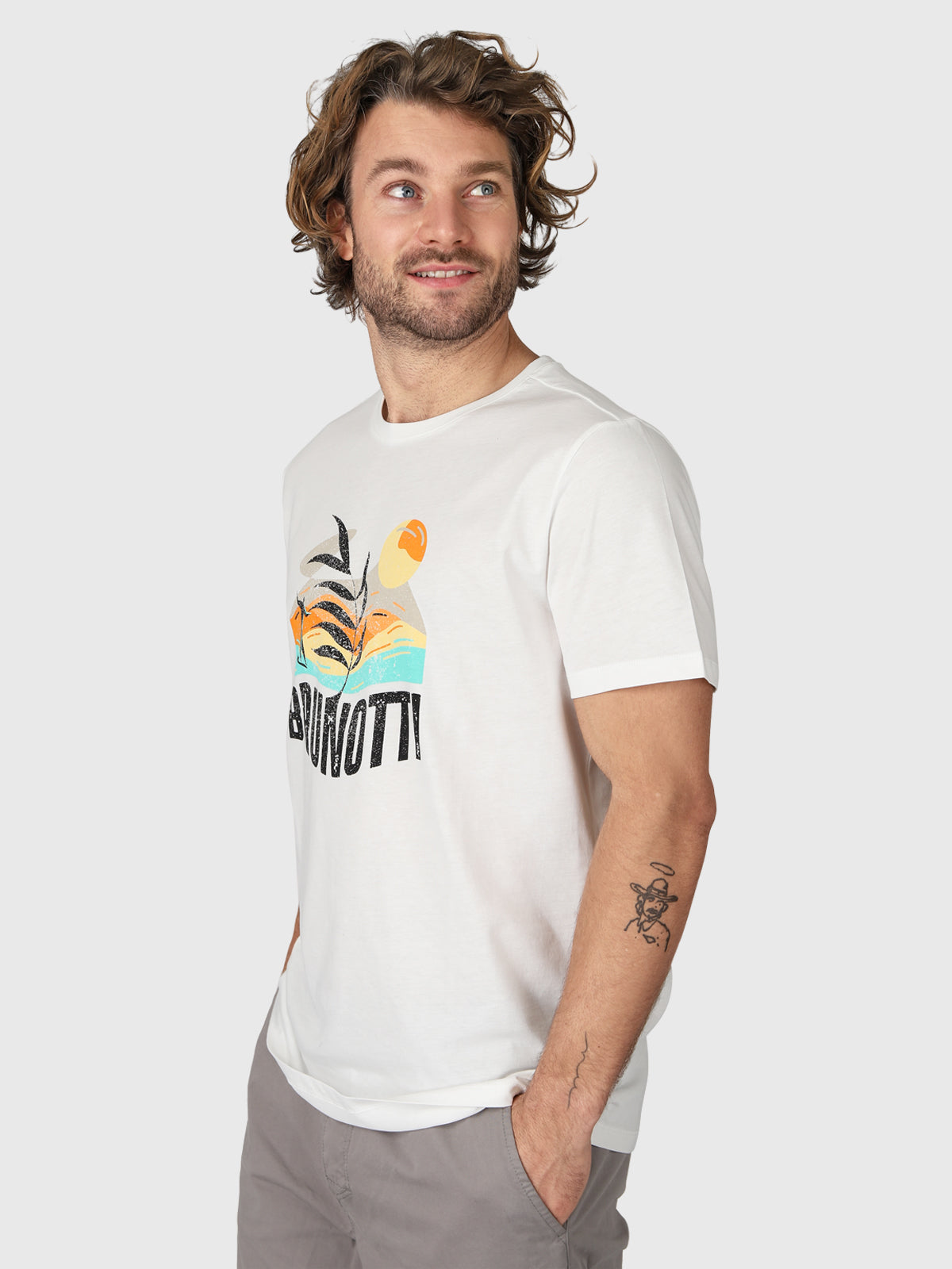Funhorizon Men T-Shirt | White