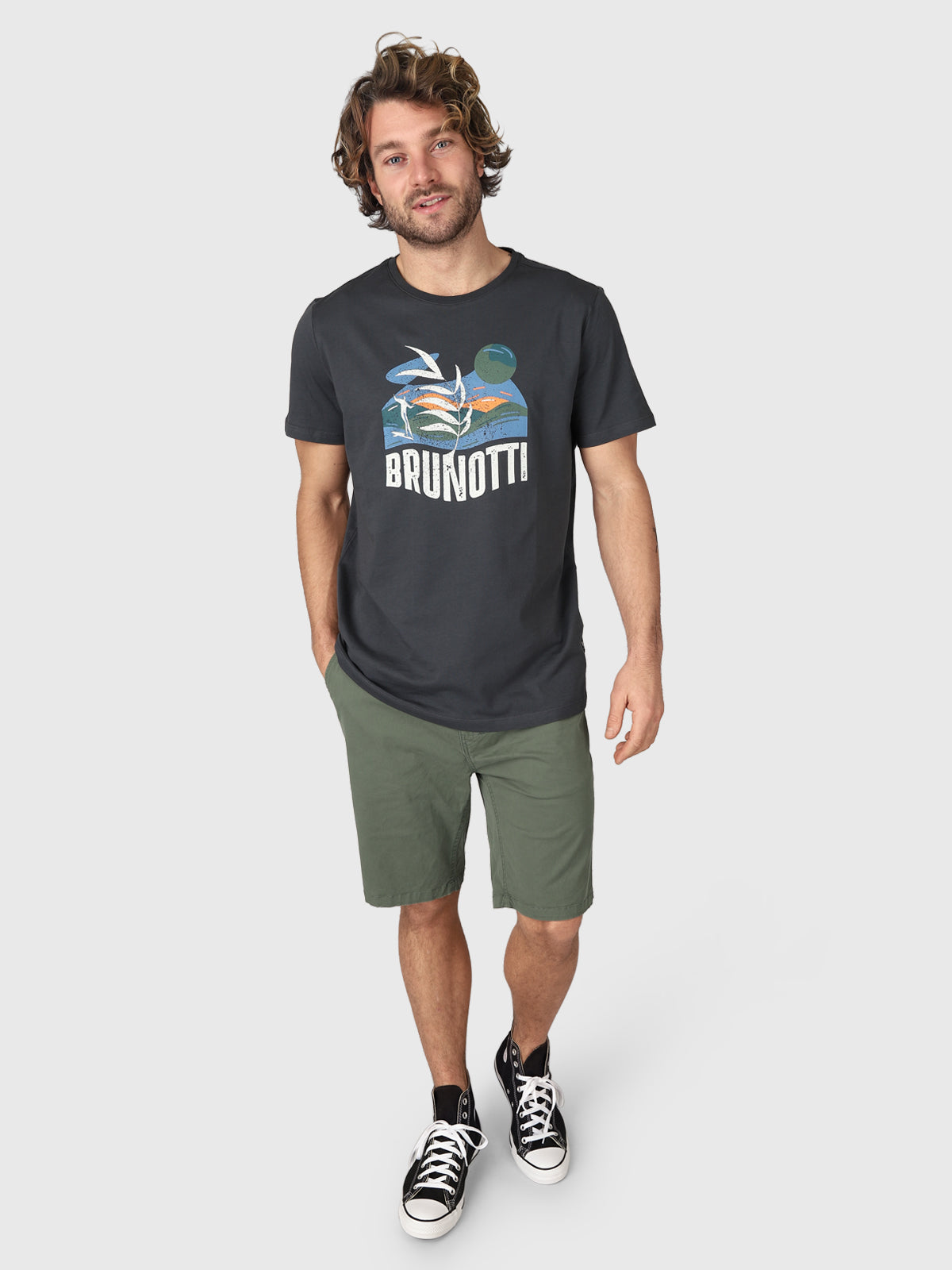 Funhorizon Men T-Shirt | Grey