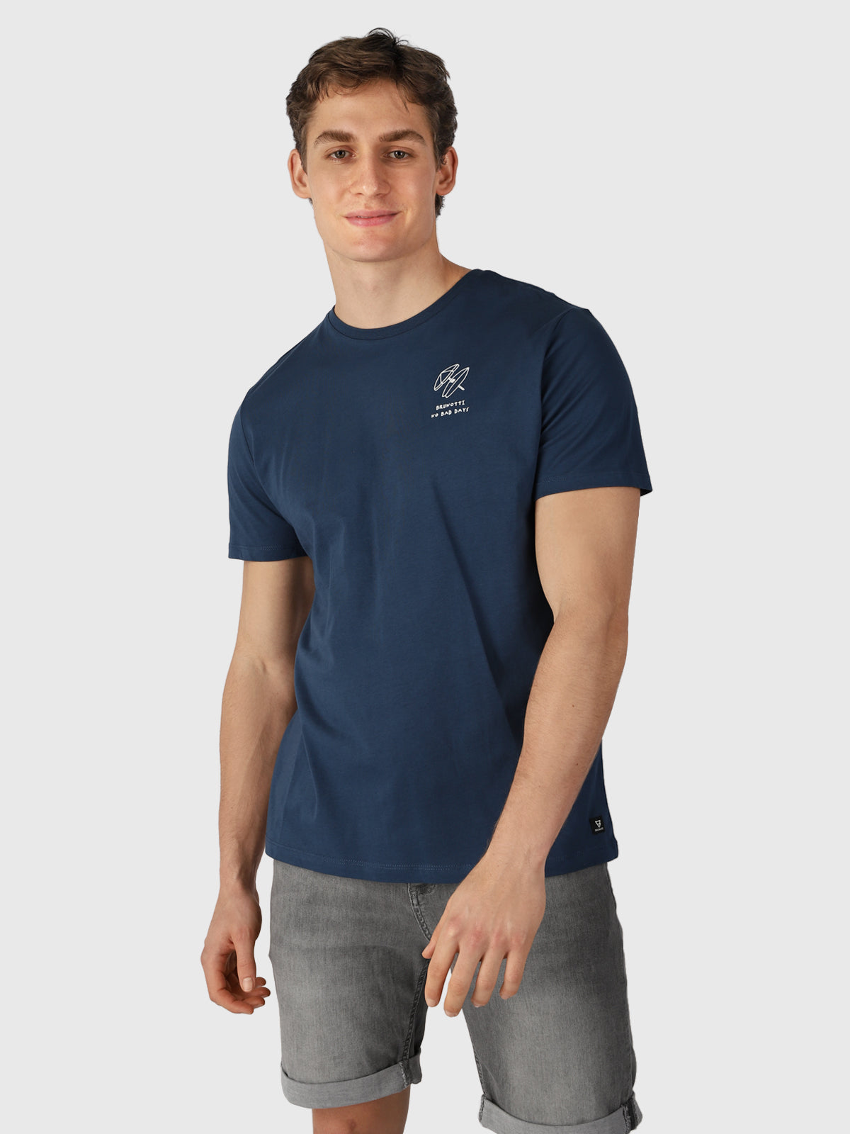 mengsel Electrificeren marge No-Bad-Days Heren T-shirt | Blauw