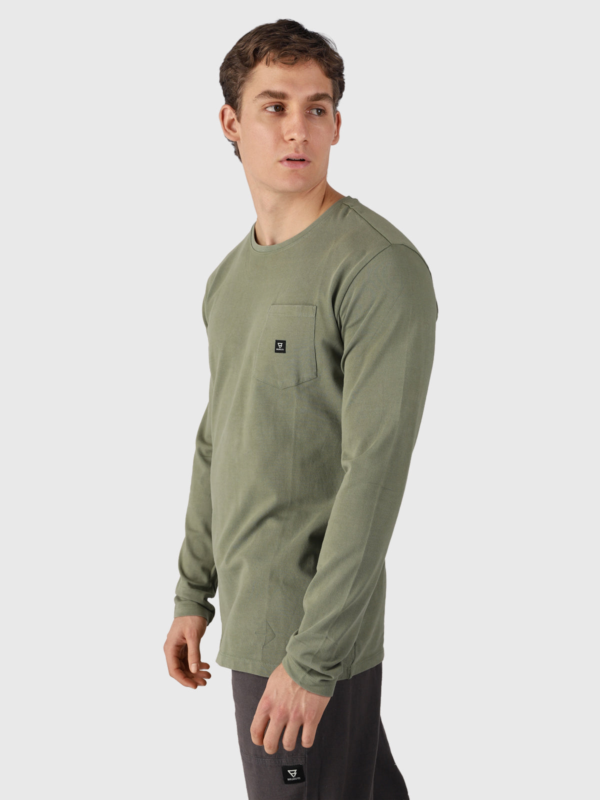 Pascal Herren Langarm T-Shirt | Grün