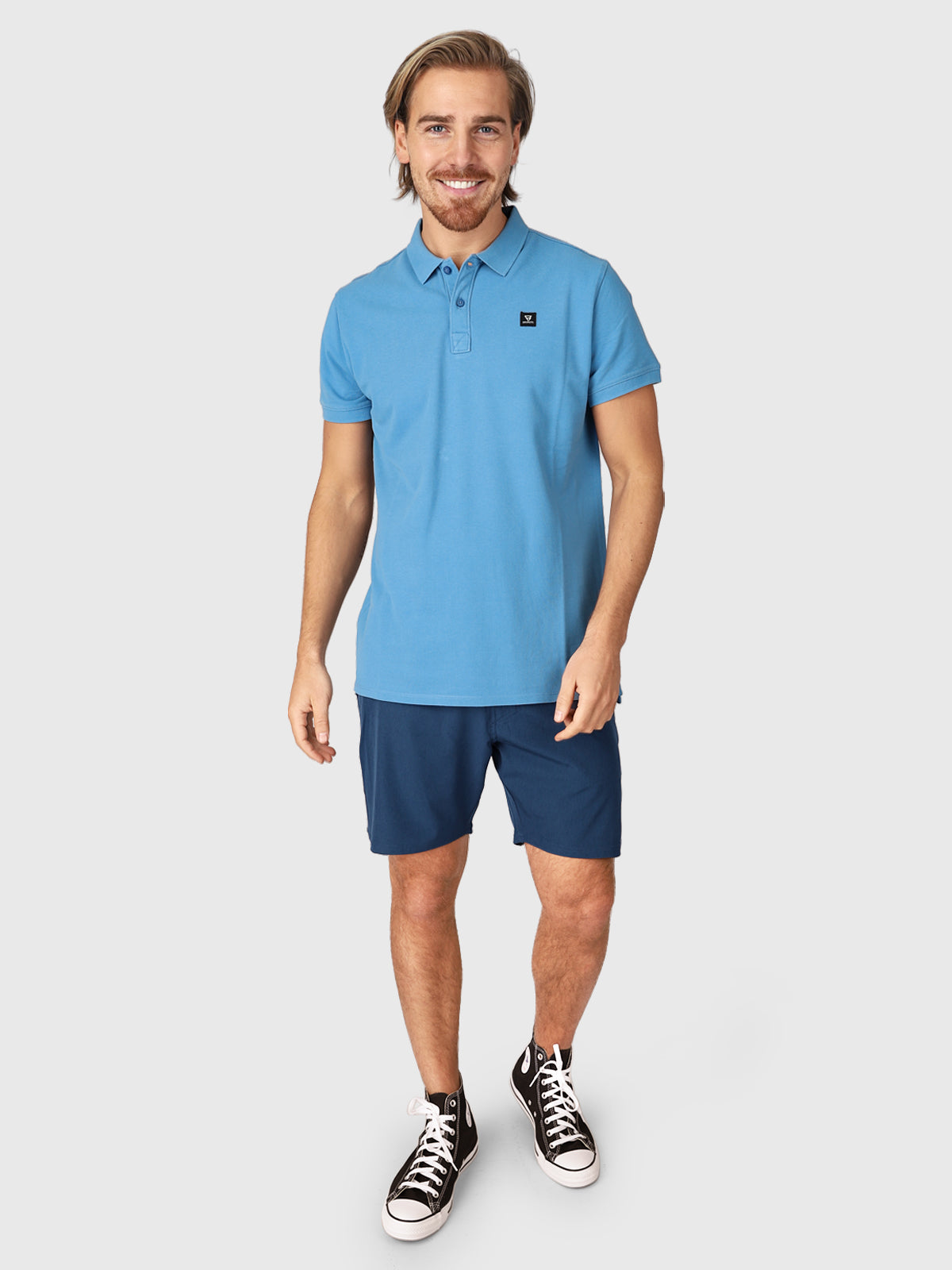 TavECO Men Polo Shortsleeve | Blue