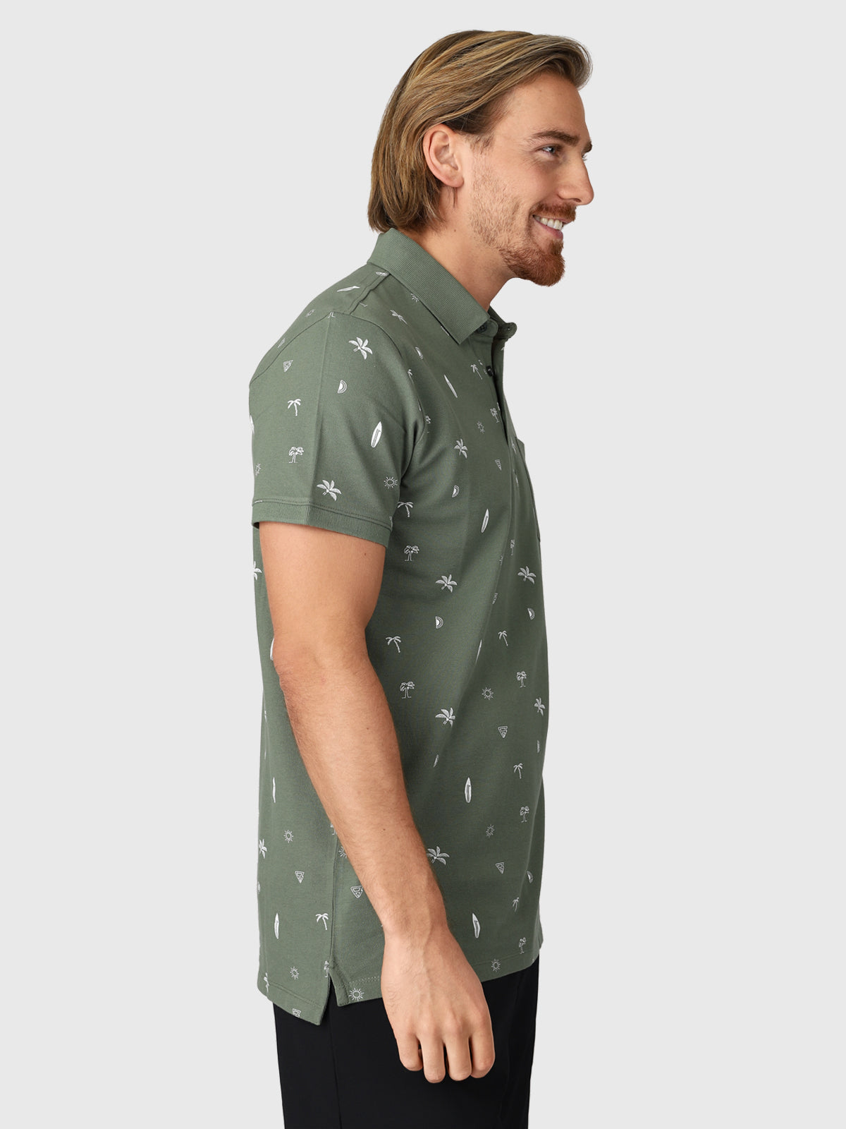 Addax-AO Herren Polo Shortsleeve | Grün