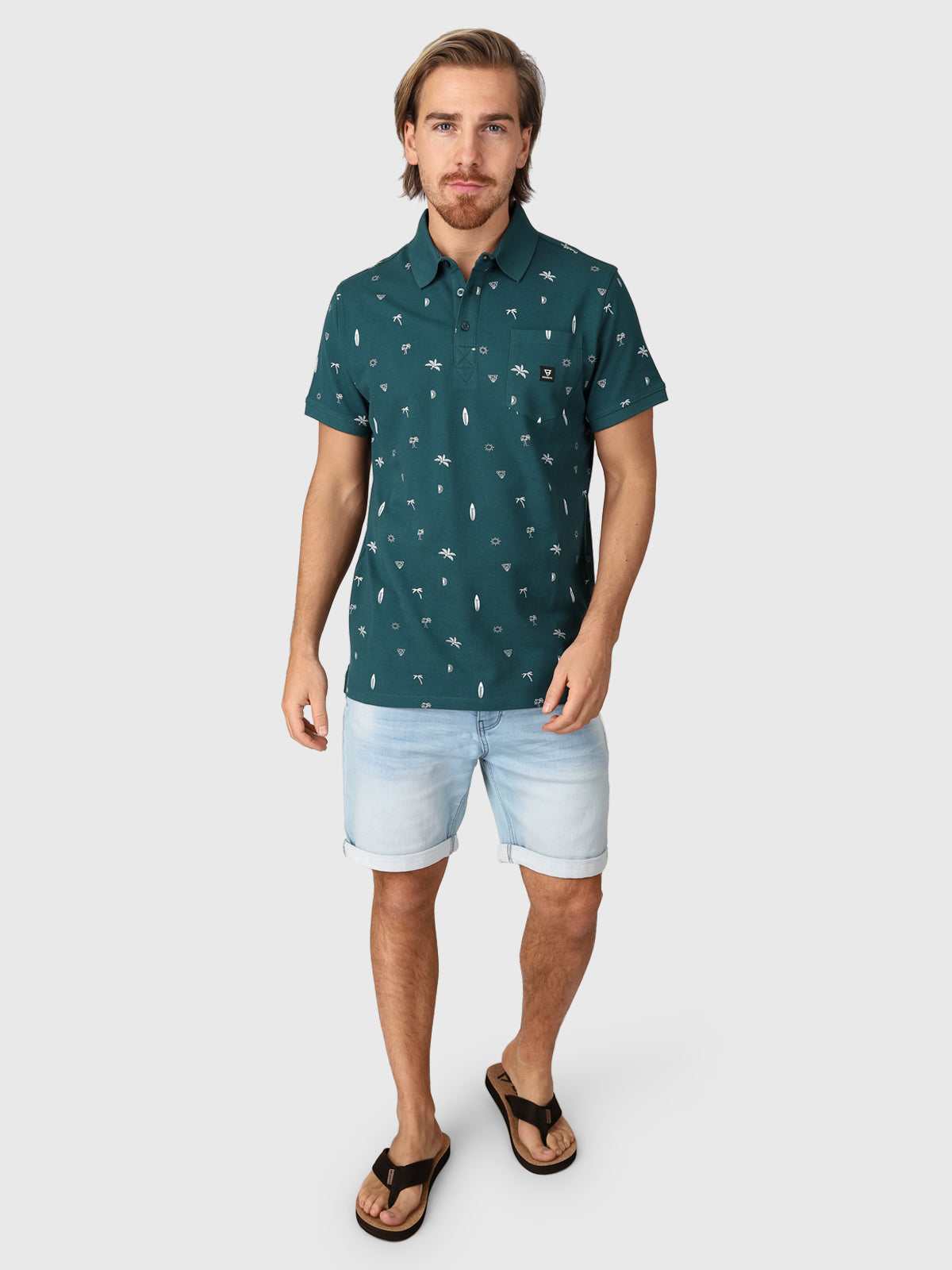 Addax-AO Herren Polo Shortsleeve | Grün