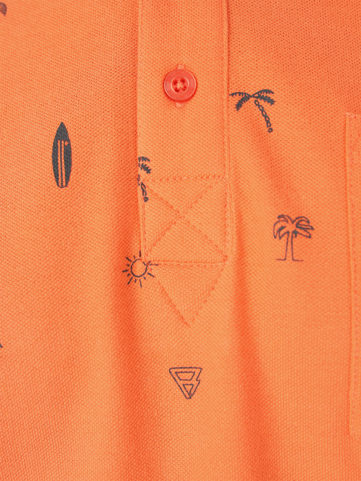 Addax-AO Men Polo Shortsleeve | Orange