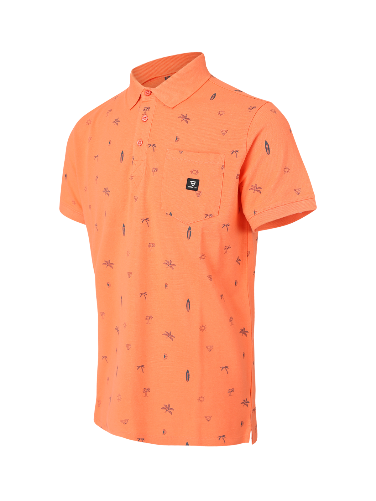 Addax-AO Herren Polo Shortsleeve | Orange