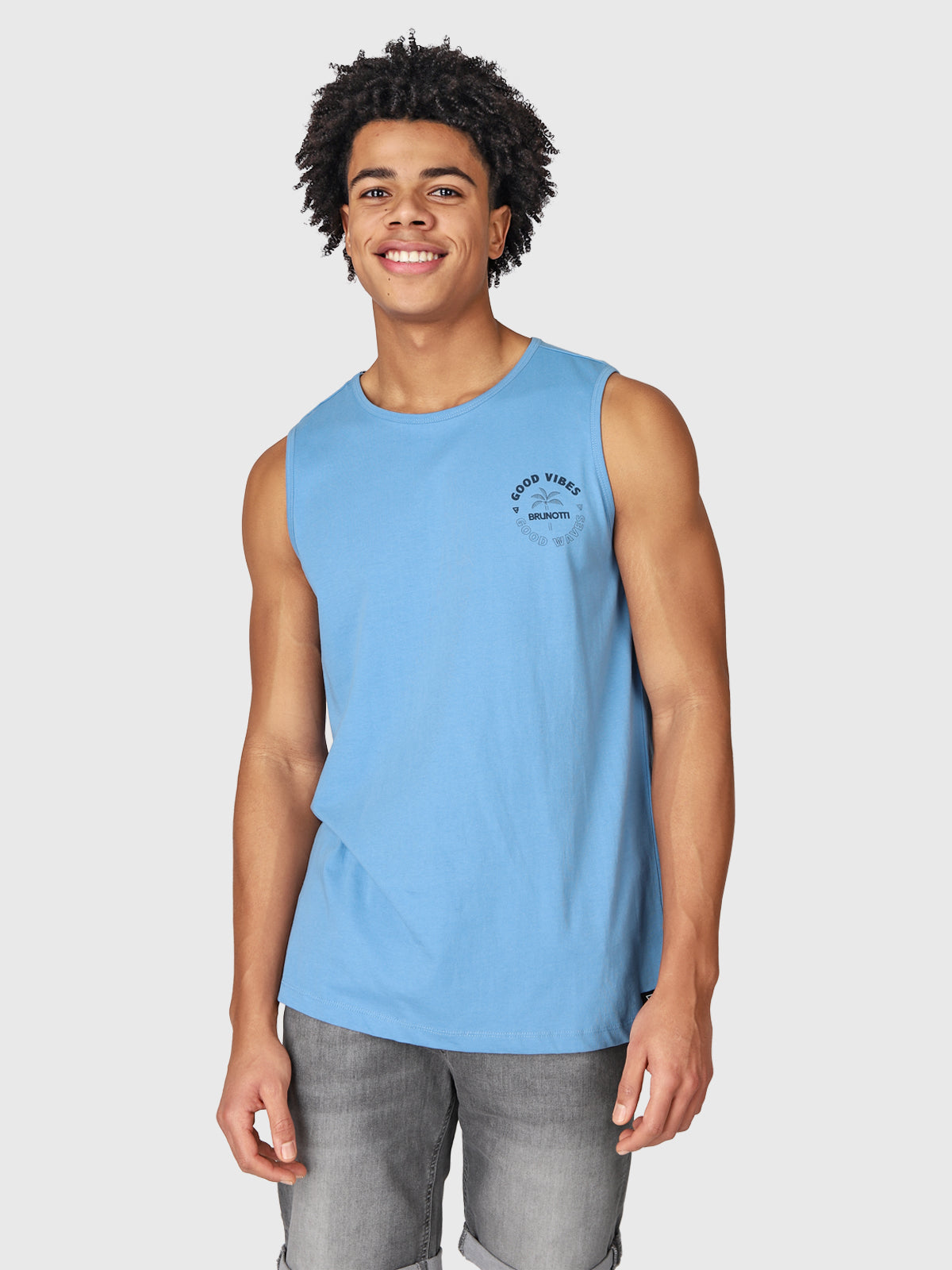 Bordan Heren Singlet | Blauw