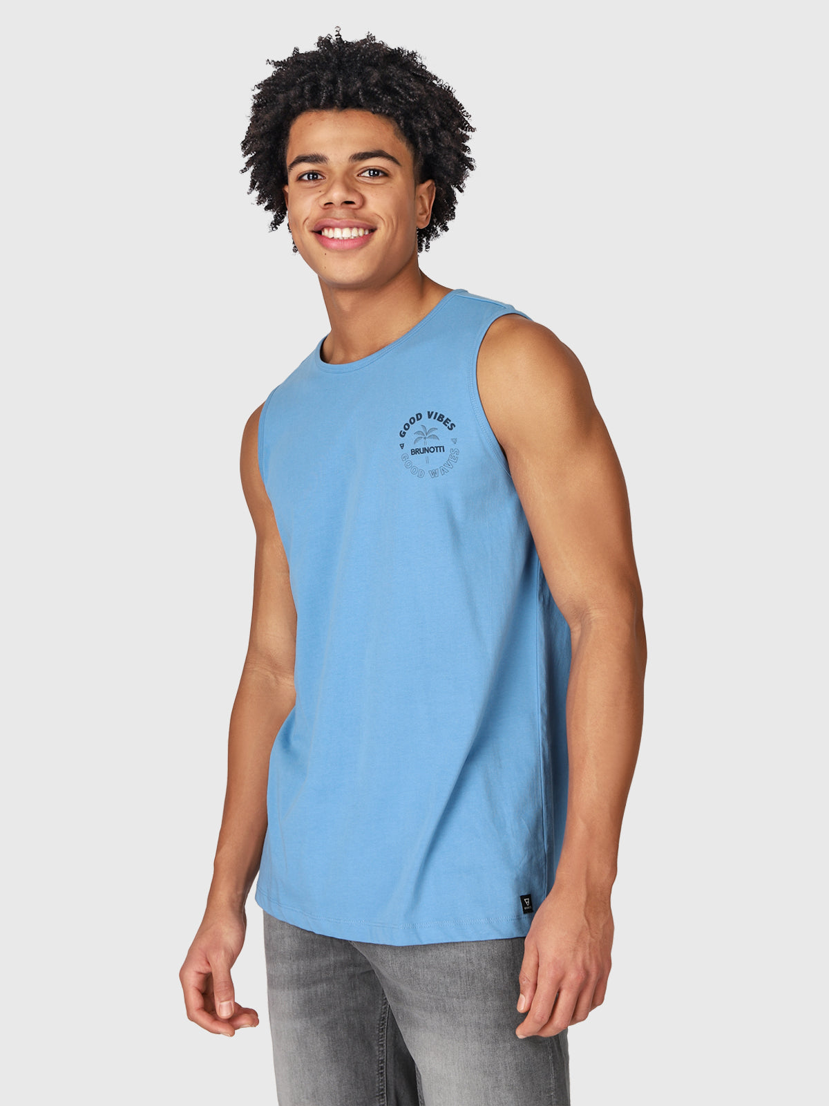 Bordan Heren Singlet | Blauw