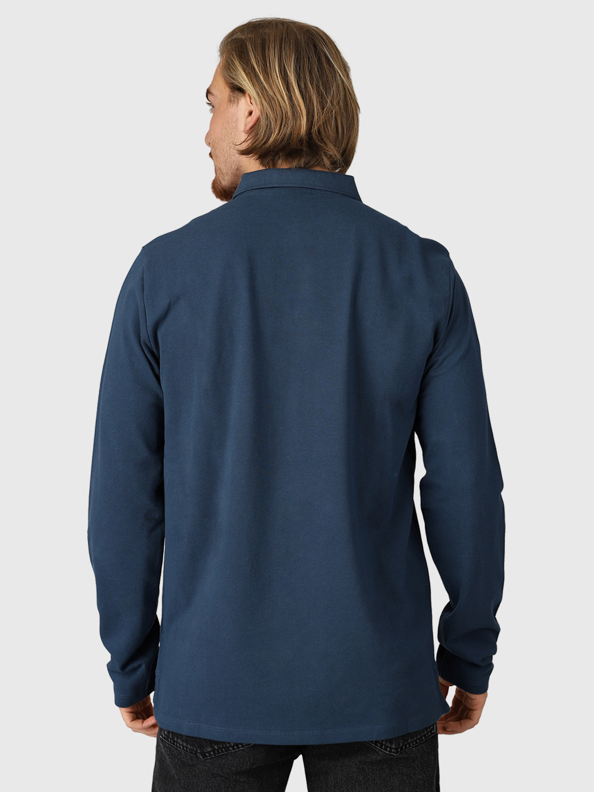 Manica Men Polo Longsleeve | Blue