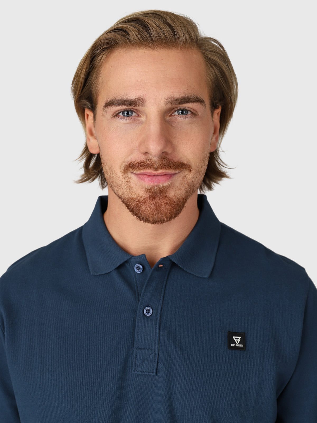 Manica Men Polo Longsleeve | Blue