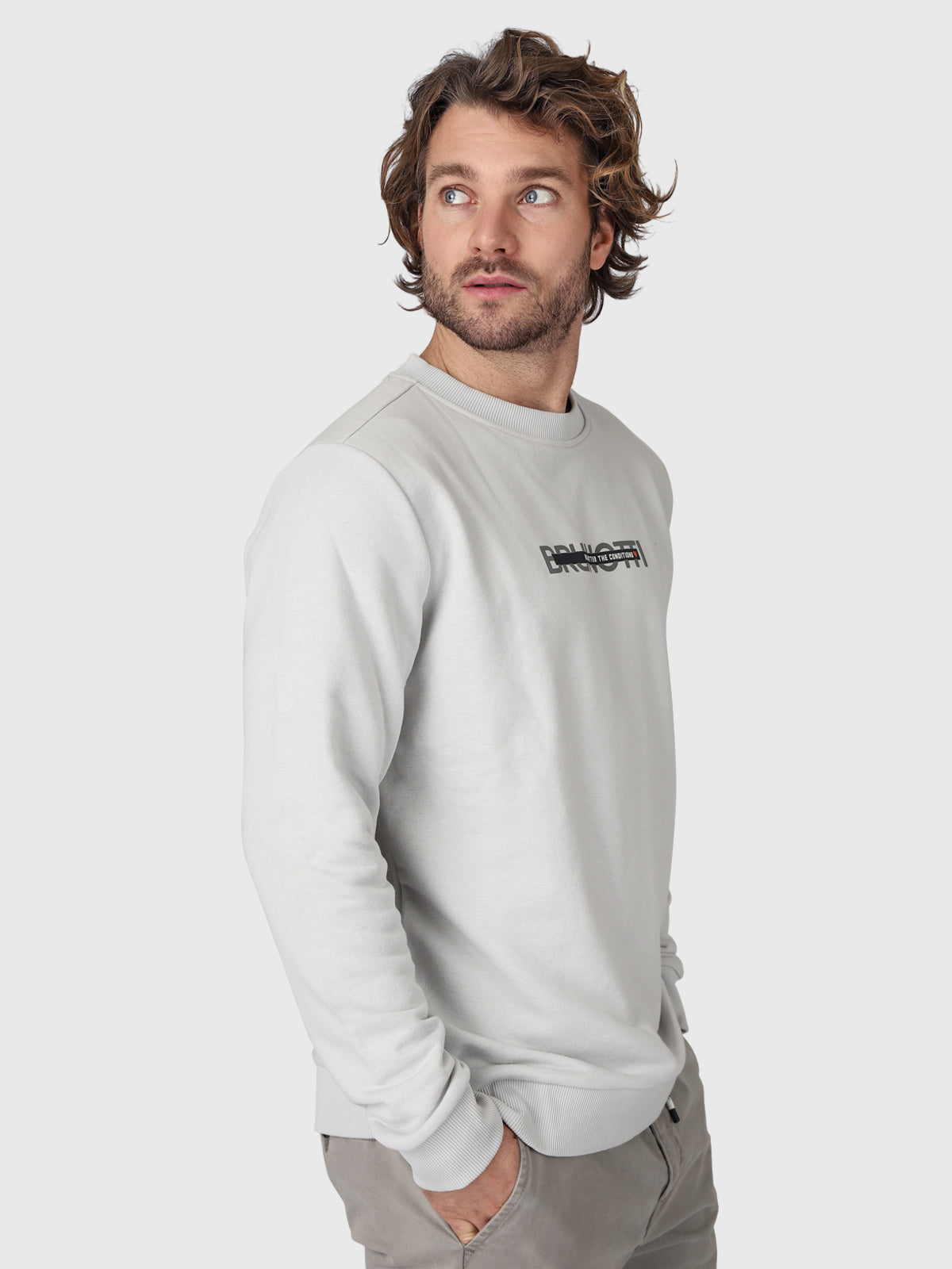 Rotcher Men Sweater | Stone Grey