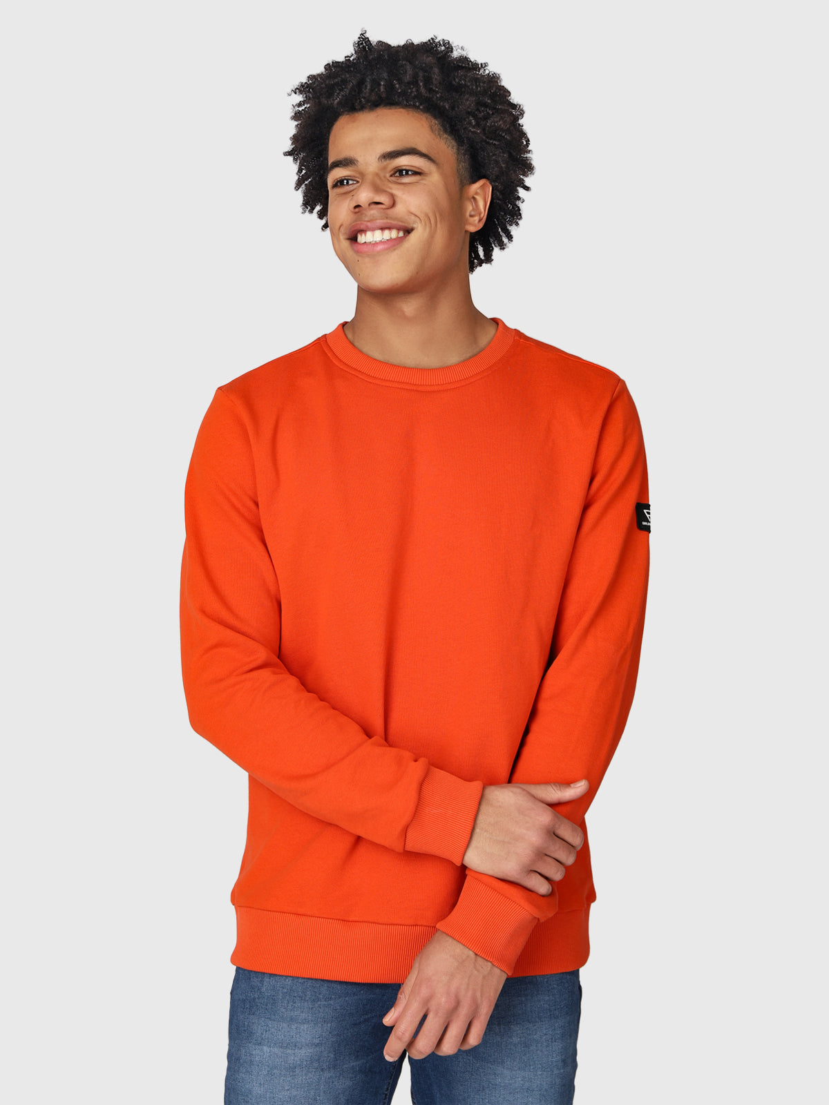 Notcher Men Sweater | Orange