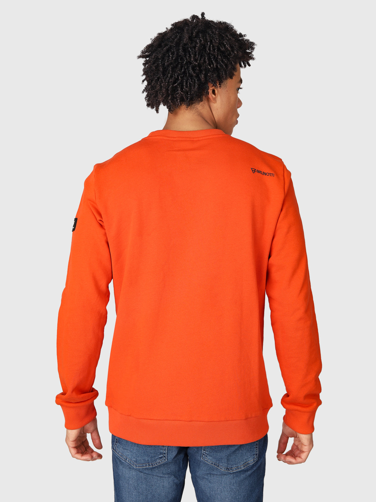 Notcher Men Sweater | Orange