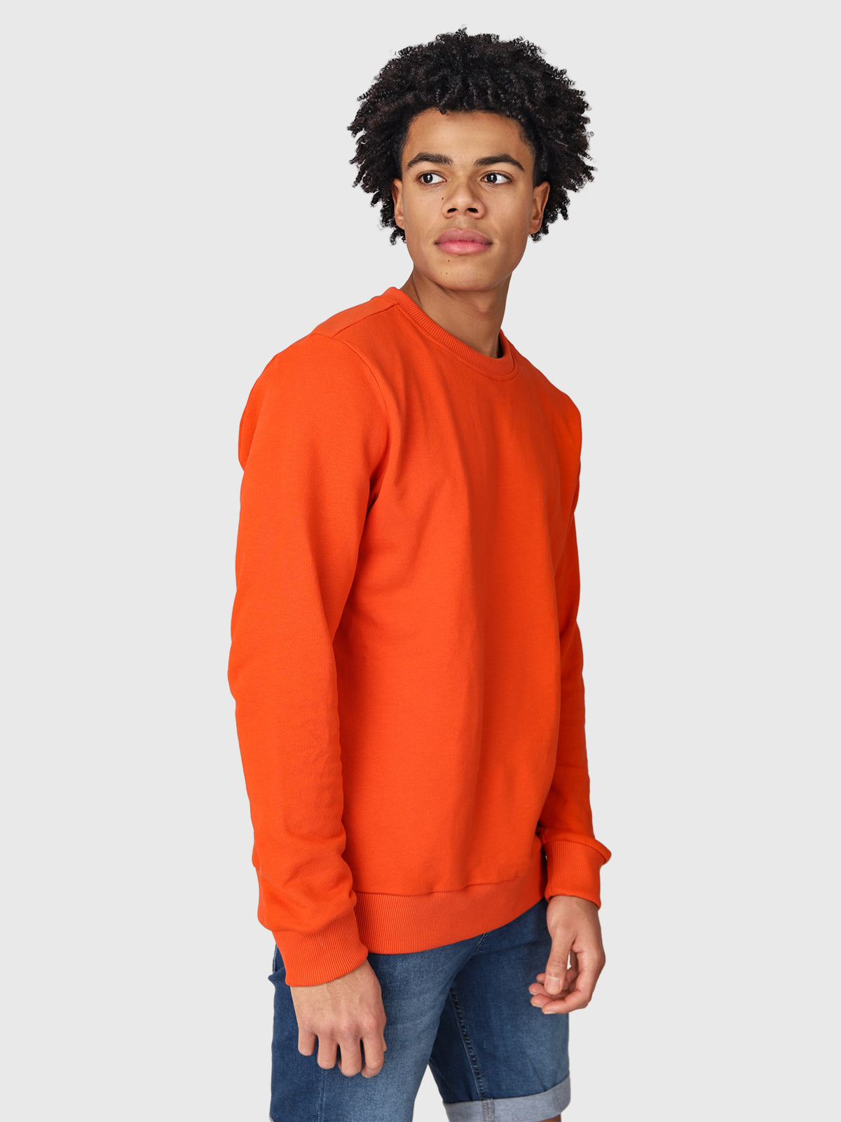 Notcher Herren Sweatshirt | Orange