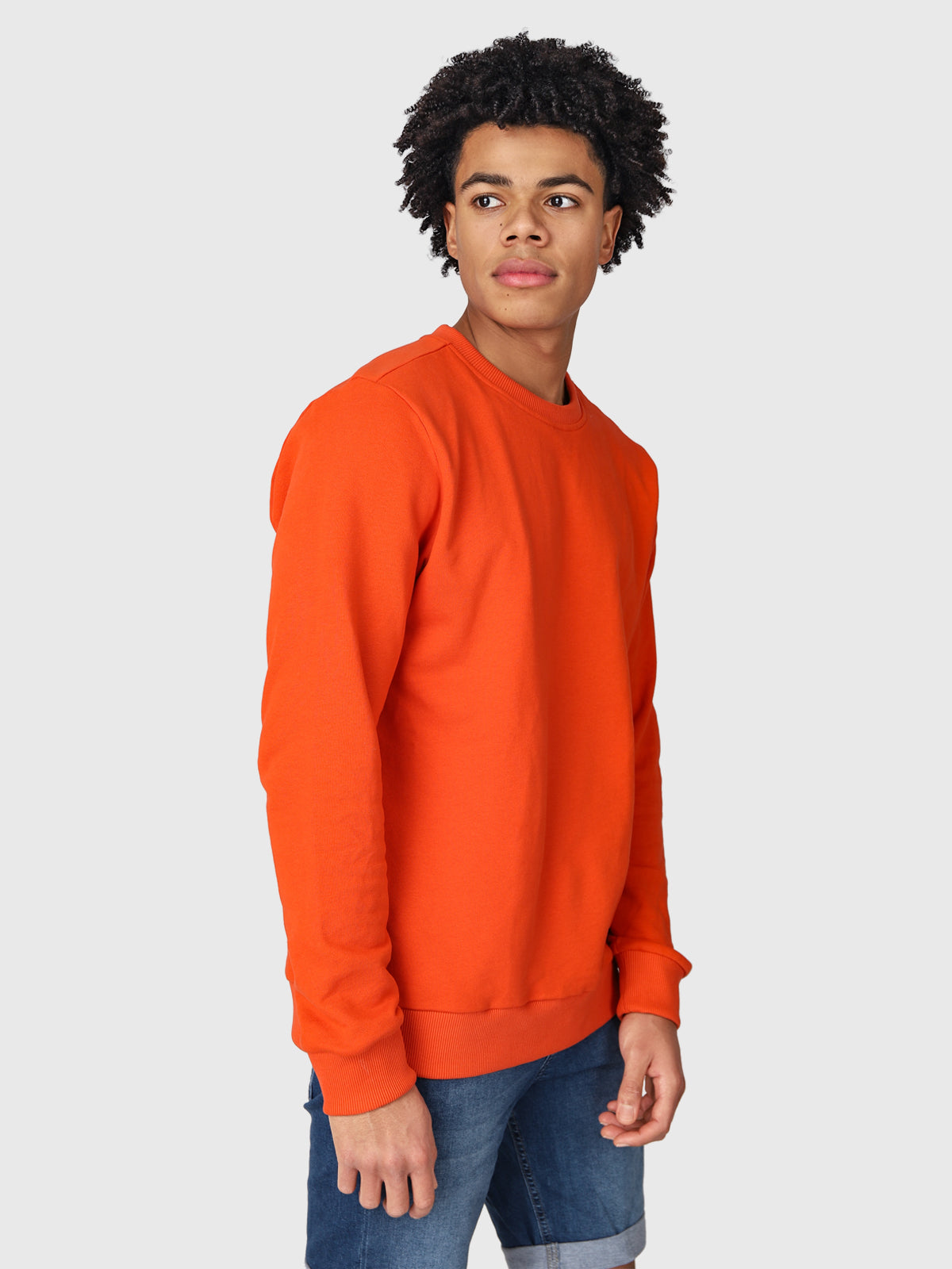 Notcher Men Sweater | Orange