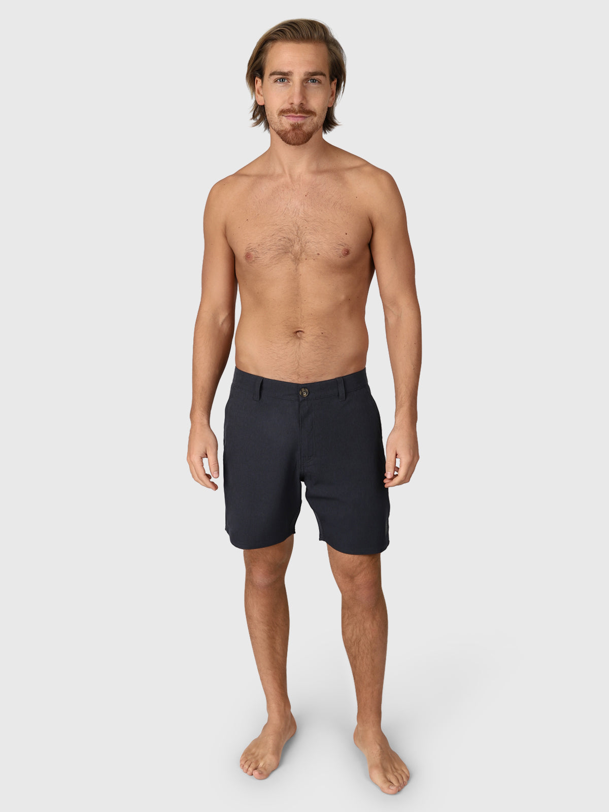 Harret Heren Hybrid Short | Zwart